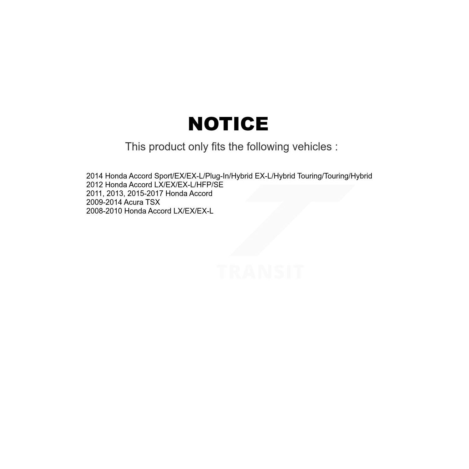 Ensemble disque de frein à disque perforé enduit à l'arrière et tampon en céramique pour Honda Accord Acura TSX KDC-100885