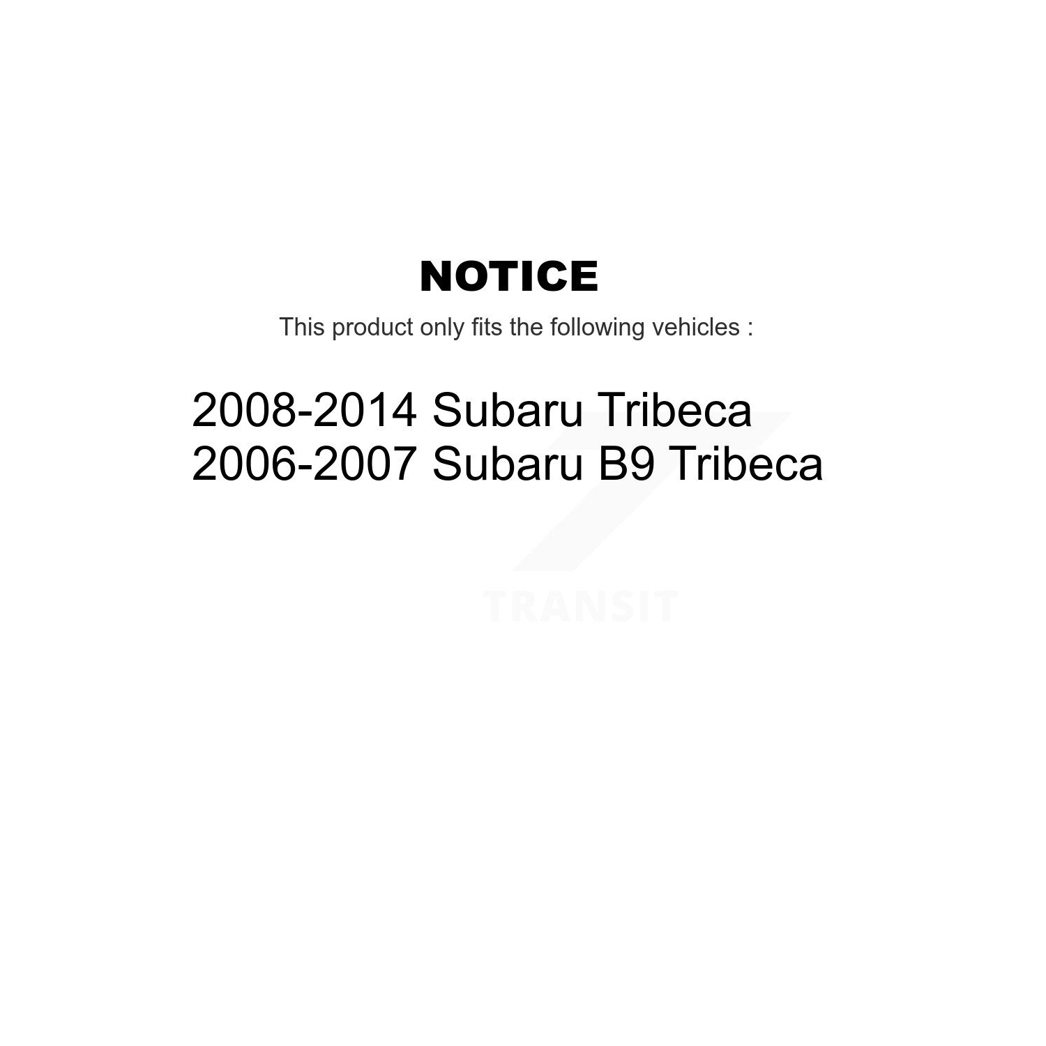 Front Rear Ceramic Pads And Coated Disc Brake Rotors Kit For Subaru Tribeca B9 KGA-101263