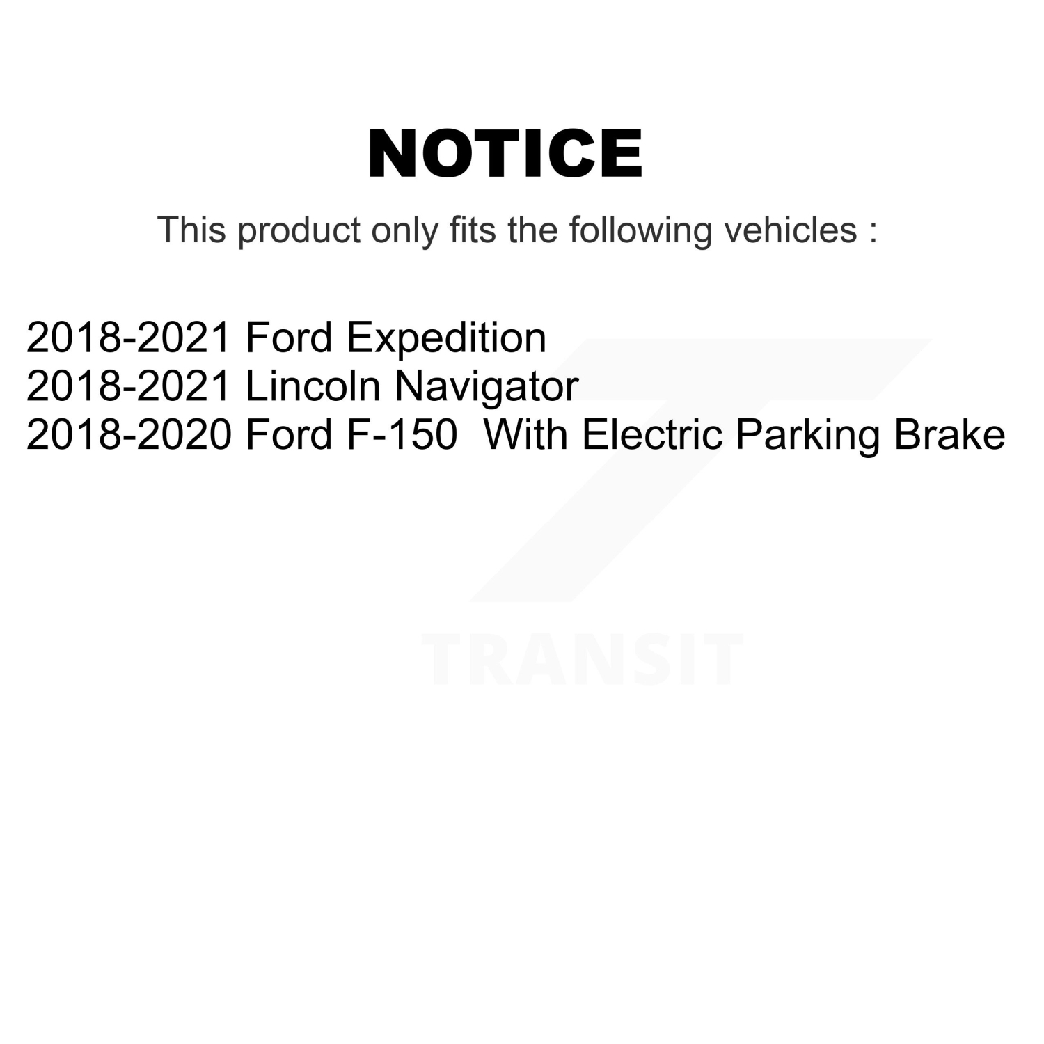 Disques de frein arrière avant, ensemble de plaquettes semi-métalliques pour Ford F-150 Expedition Lincoln Navigator K8F-102710