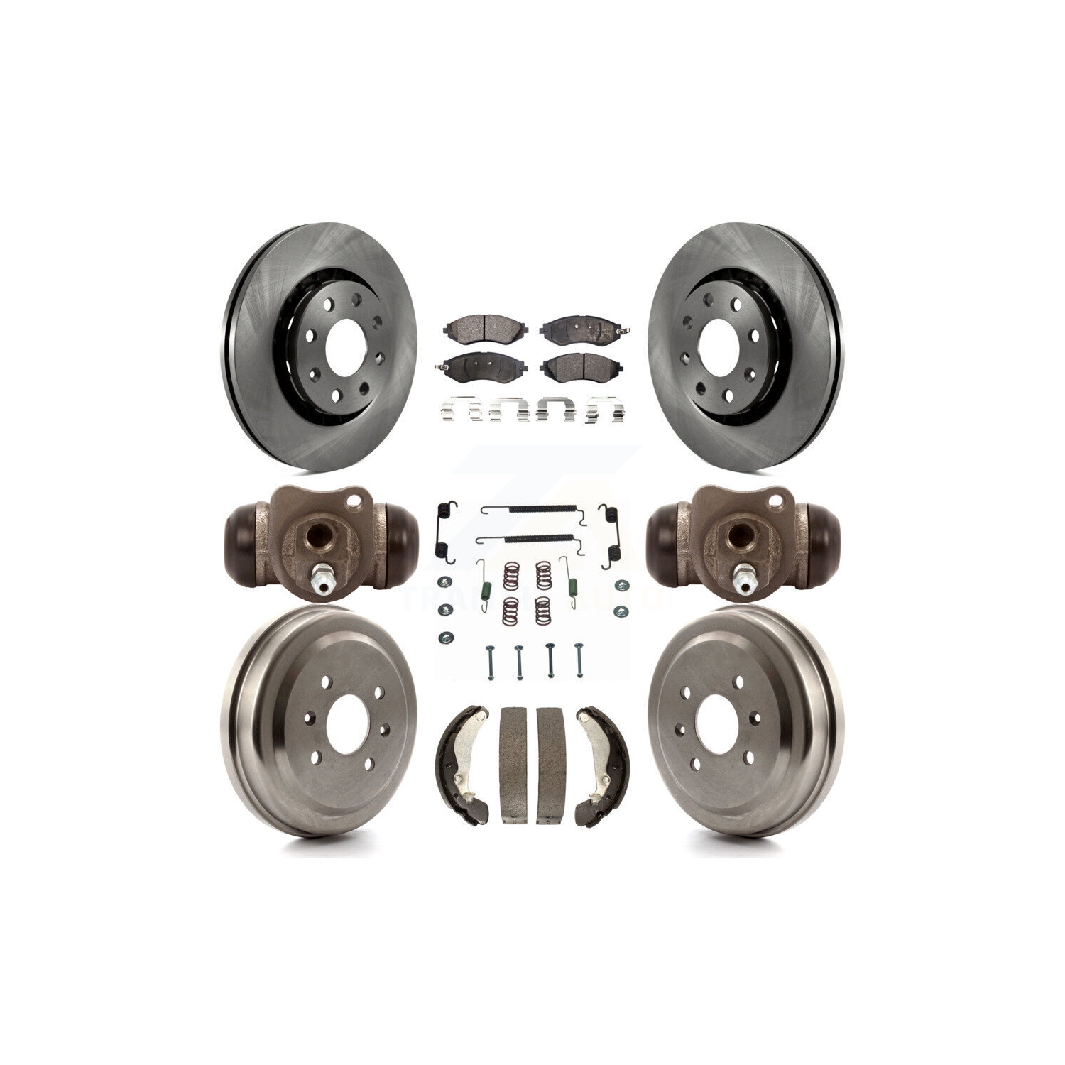 Ensemble de tambours et plaquettes en céramique pour disque de frein arrière avant pour Aveo Pontiac Aveo5 Wave K8T-102642 de Chevrolet