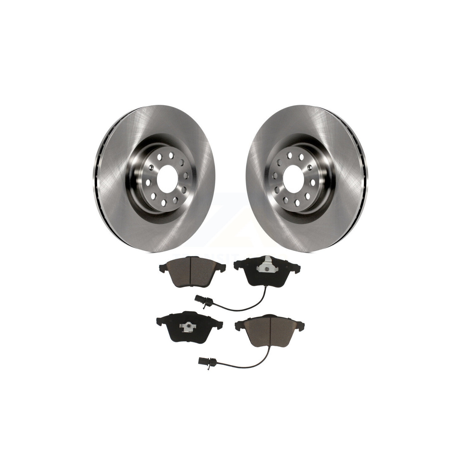 Disques de frein avant et plaquettes en céramique pour Volkswagen Golf Passat CC R R32 K8C-100346