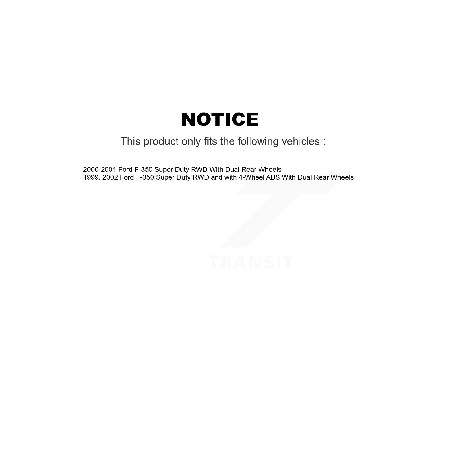 Ensemble moyeu de disque de frein avant et jeu de plaquettes semi-métalliques pour Ford F-350 Super Duty 8&nbsp;A-105788