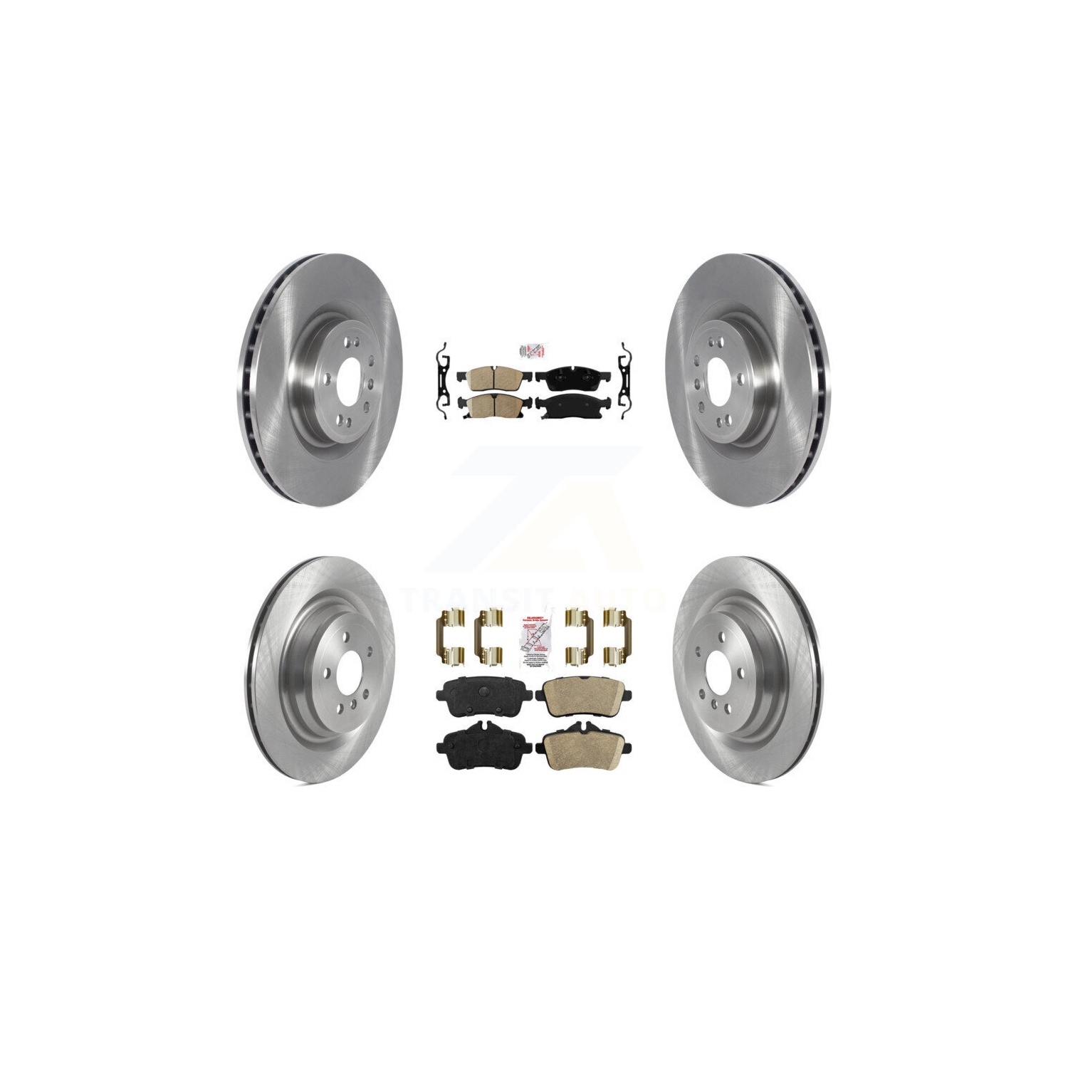 Front Rear Ceramic Pads And Disc Brake Rotors Kit For Mercedes-Benz GL350 GLS450 GL450 K8A-106226