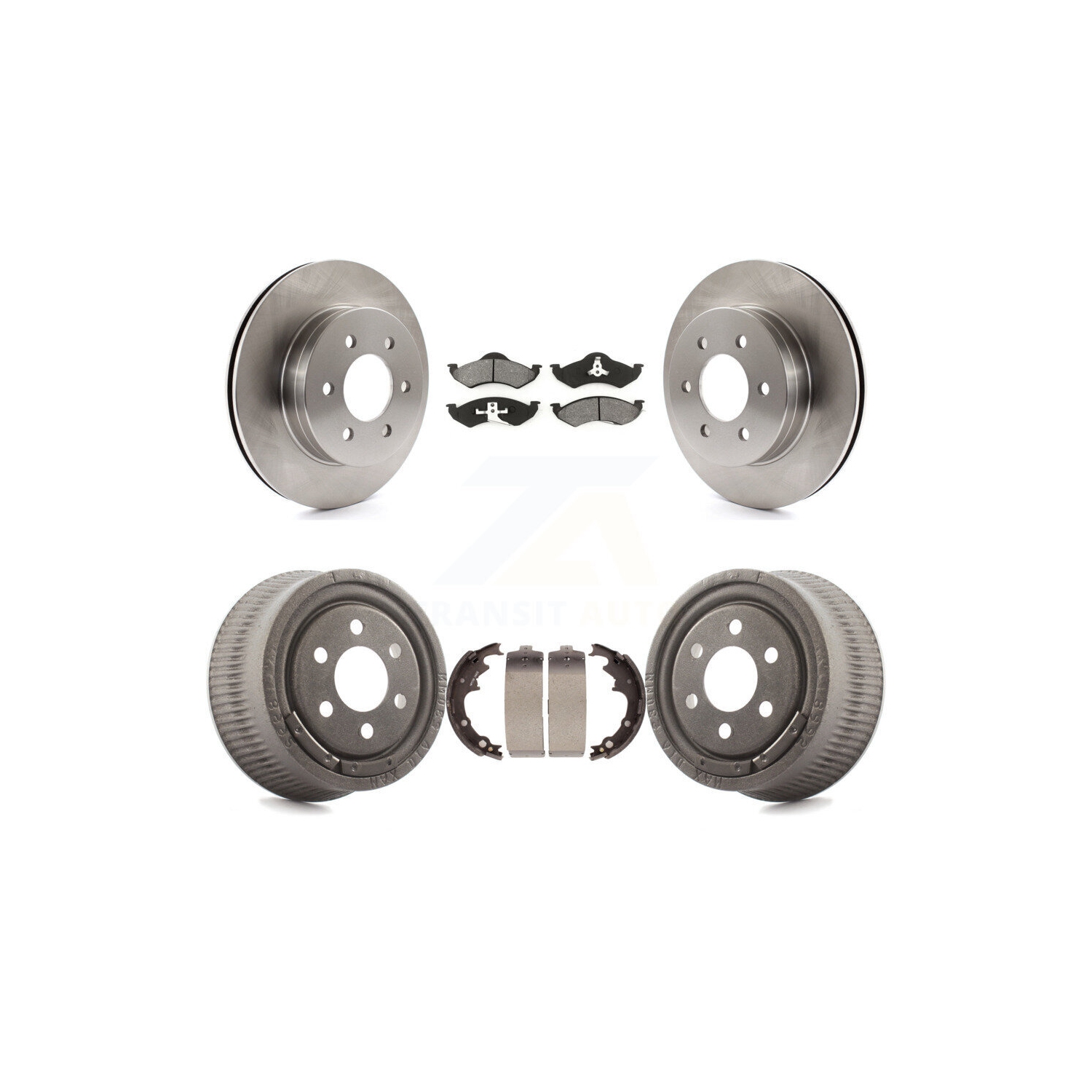 Disques de frein avant arrière semi-métalliques pour Dodge Dakota avec diamètre de 9 po K8S-103414