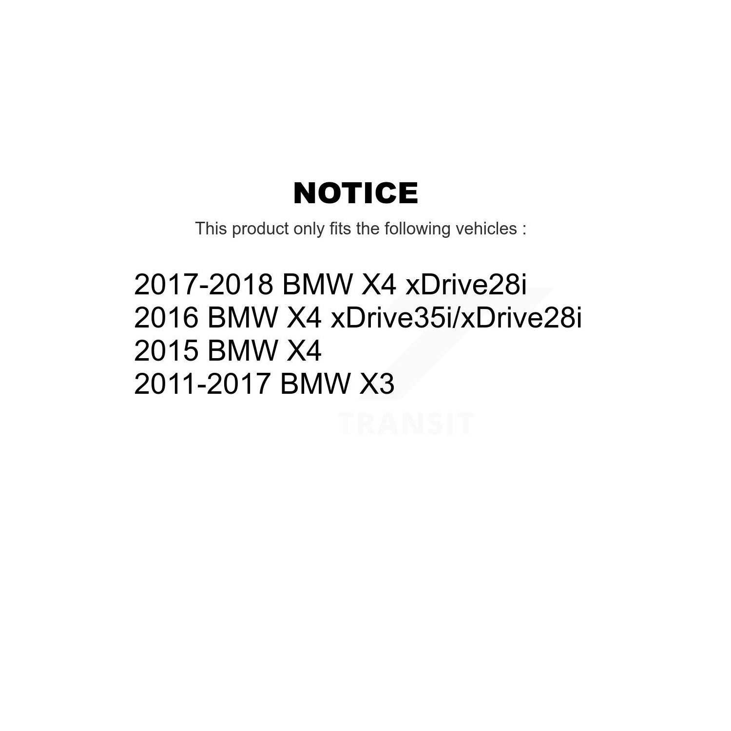 Front Disc Brake Rotors And Ceramic Pads Kit For BMW X3 X4 K8C-100518