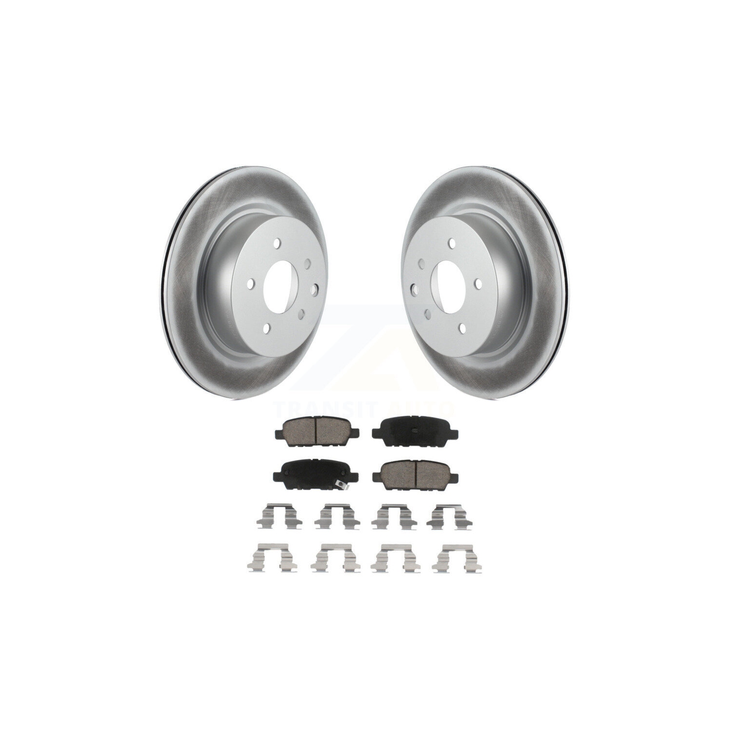 Rear Coat Brake Rotor Ceramic Pad Kit For INFINITI Nissan Maxima G37 QX50 EX35 370Z G35 Z KGC-101488
