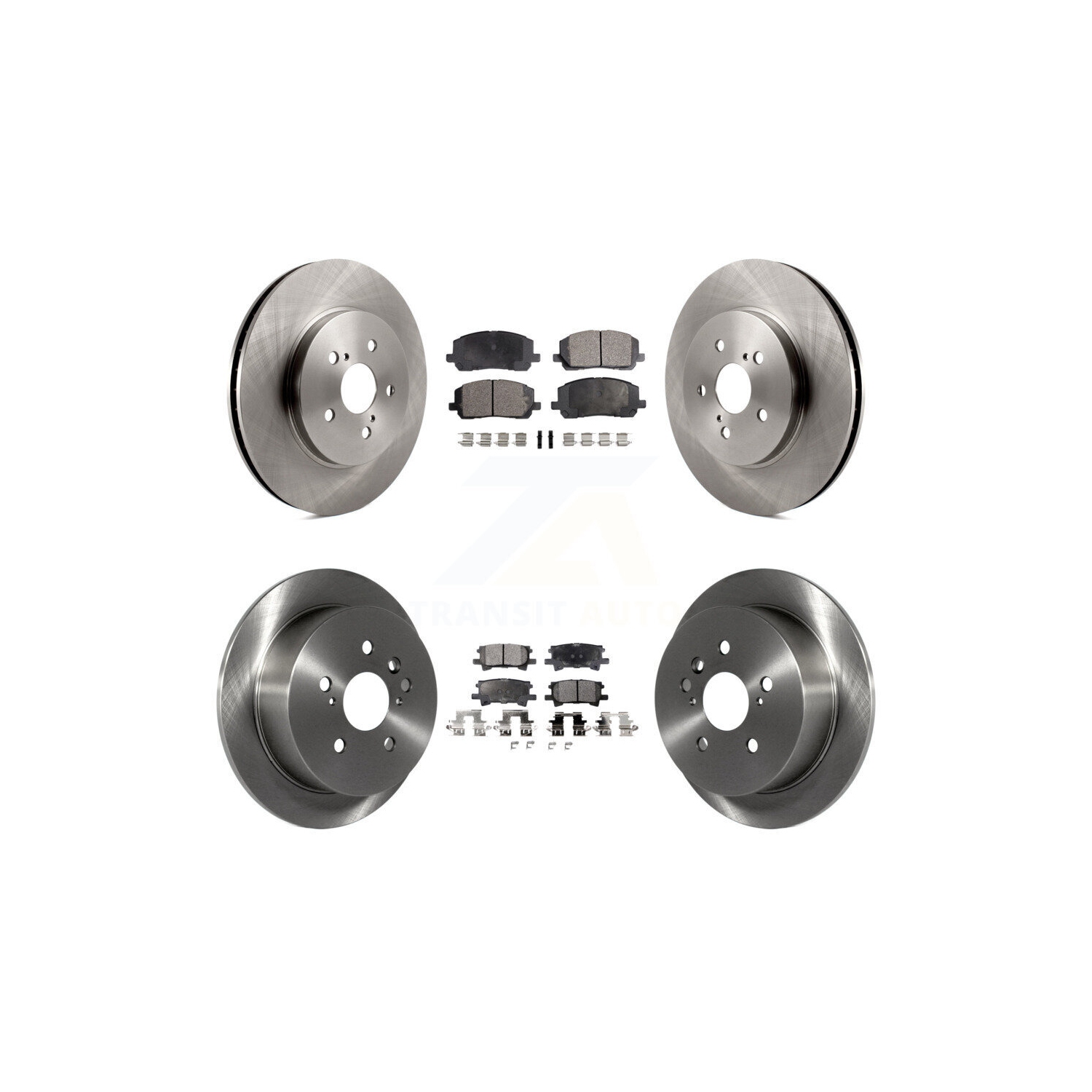 Disque de frein arrière avant et tampon en céramique pour Toyota Highlander Hybrid Limited K8T-104179 2006-2007