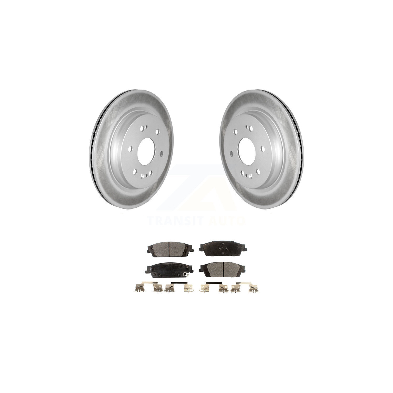 Disques de frein à revêtement arrière semi-métallique pour Chevrolet Silverado 1500 LD GMC Sierra KGF-102419