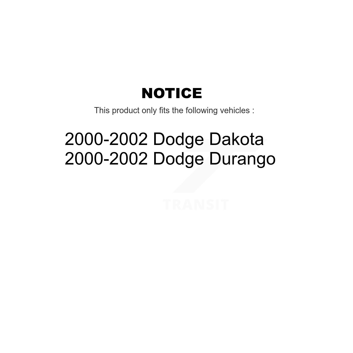 Disques de frein avant et plaquettes en céramique pour Dodge Dakota Durango K8C-100475 2000-2002