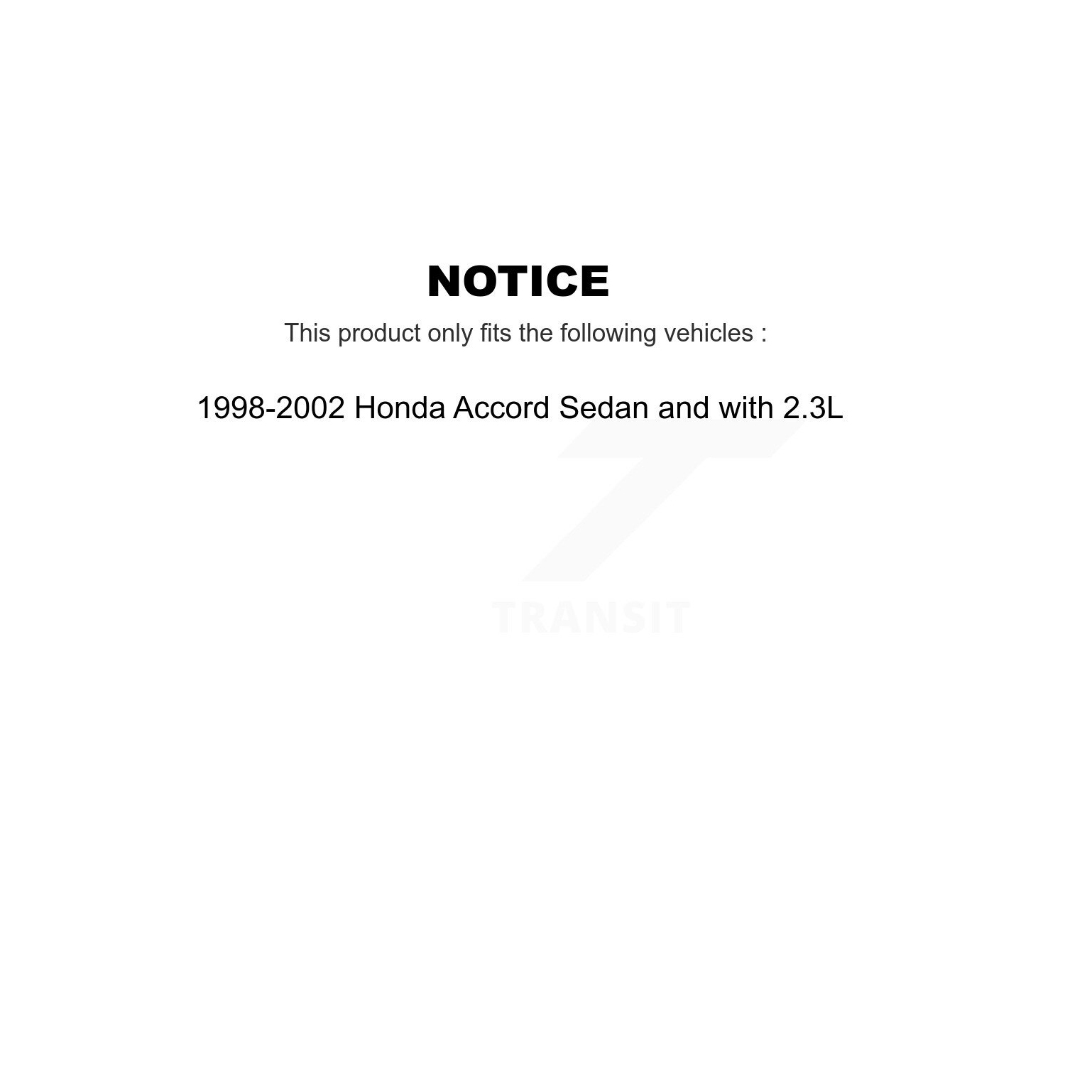 Disque de frein arrière avant et ensemble de plaquettes semi-métalliques pour la berline Honda Accord 1998-2002 avec 2,3&nbsp;L K8S-101084