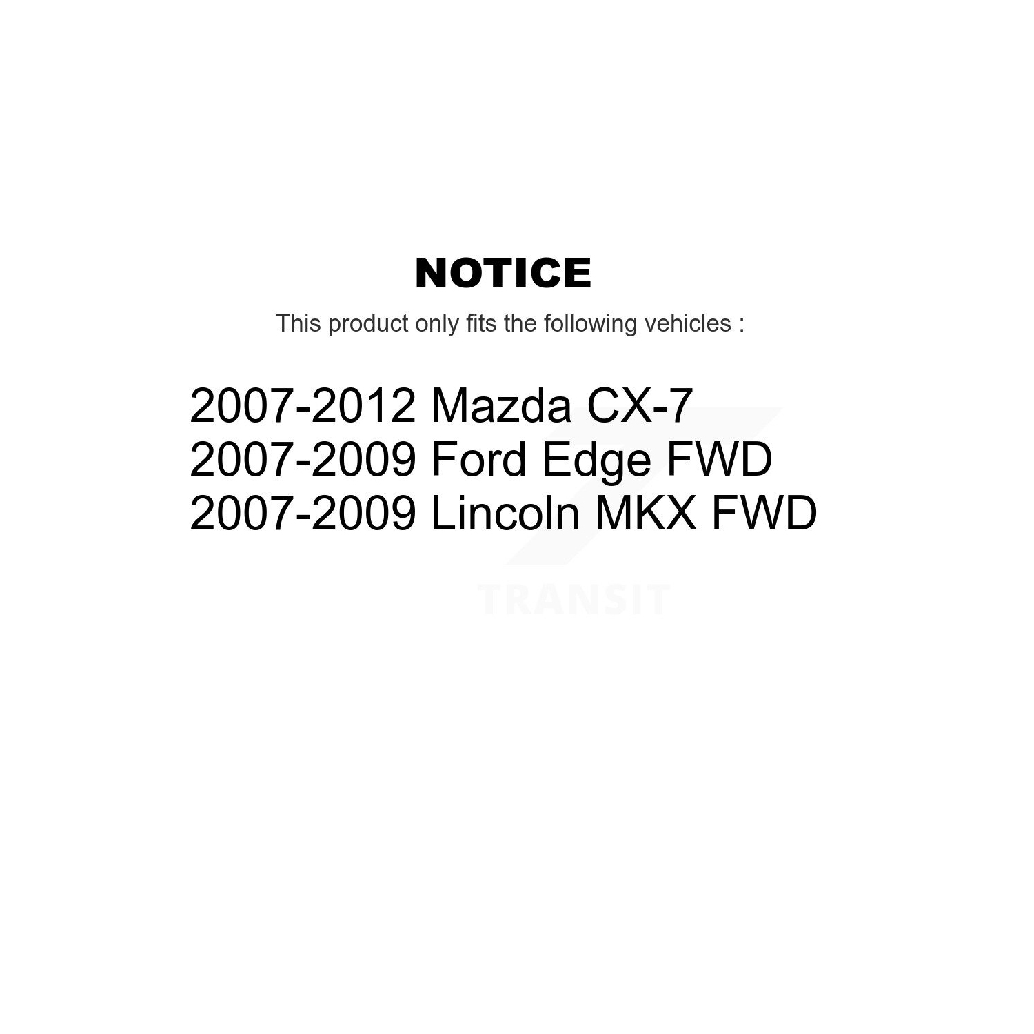 Ensemble de plaquettes de disque de frein avant recouvertes arrière semi-métalliques pour Ford CX-7 Lincoln MKX KGF-100982 DE Mazda