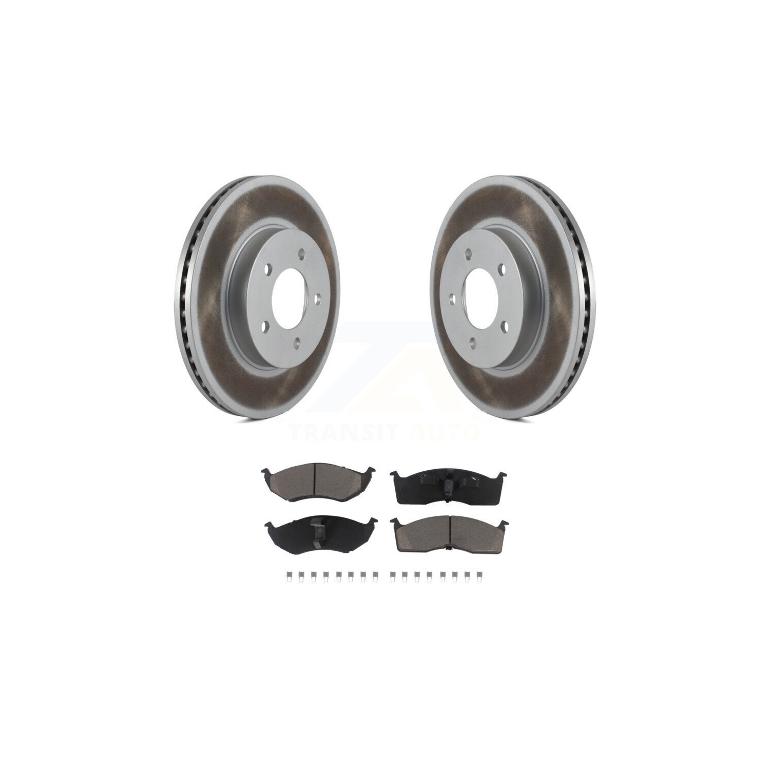 Front Coat Disc Brake Rotor Ceramic Pad Kit For Chrysler Intrepid Dodge 300M Concorde LHS KGC-100469