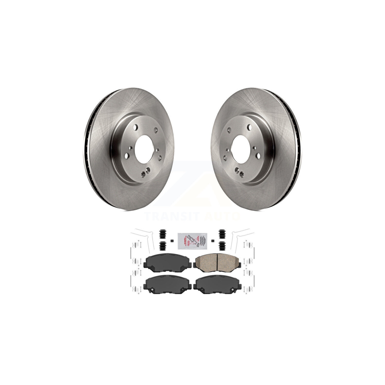 Front Disc Brake Rotors And Ceramic Pads Kit For Honda Civic K8A-103822