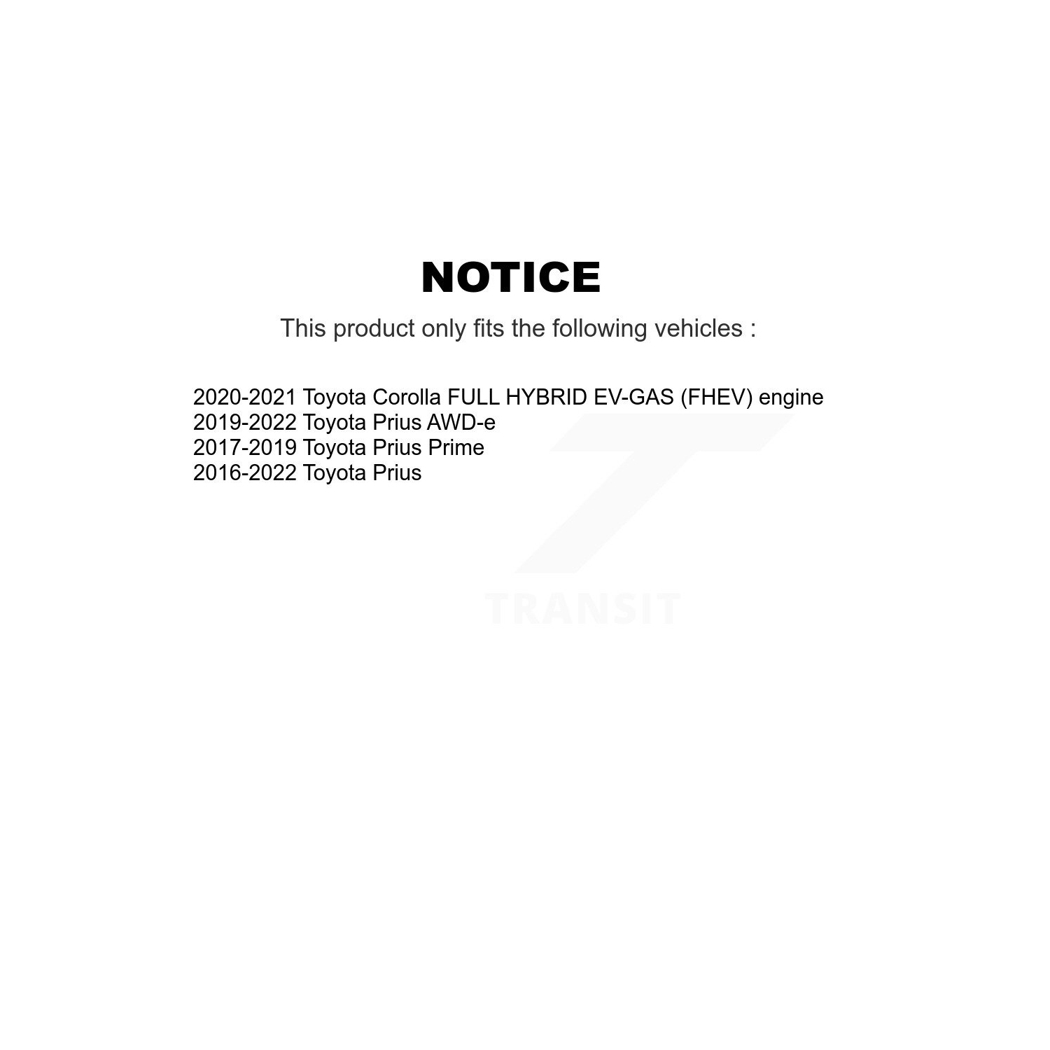 Disques de frein avant et plaquettes semi-métalliques pour Toyota Corolla Prius Prime AWD-e K8F-102677