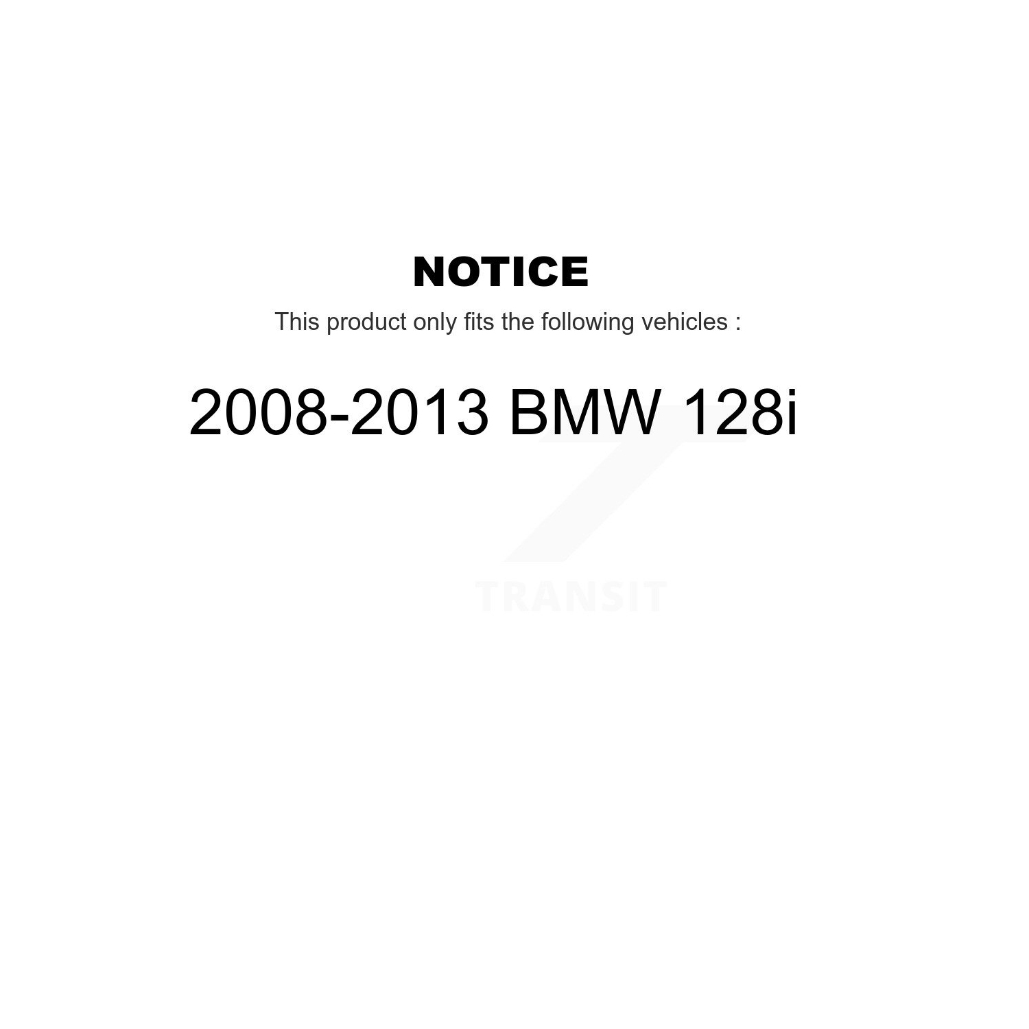 Disques de frein arrière et plaquettes semi-métalliques pour BMW 128i K8S-101910 2008-2013