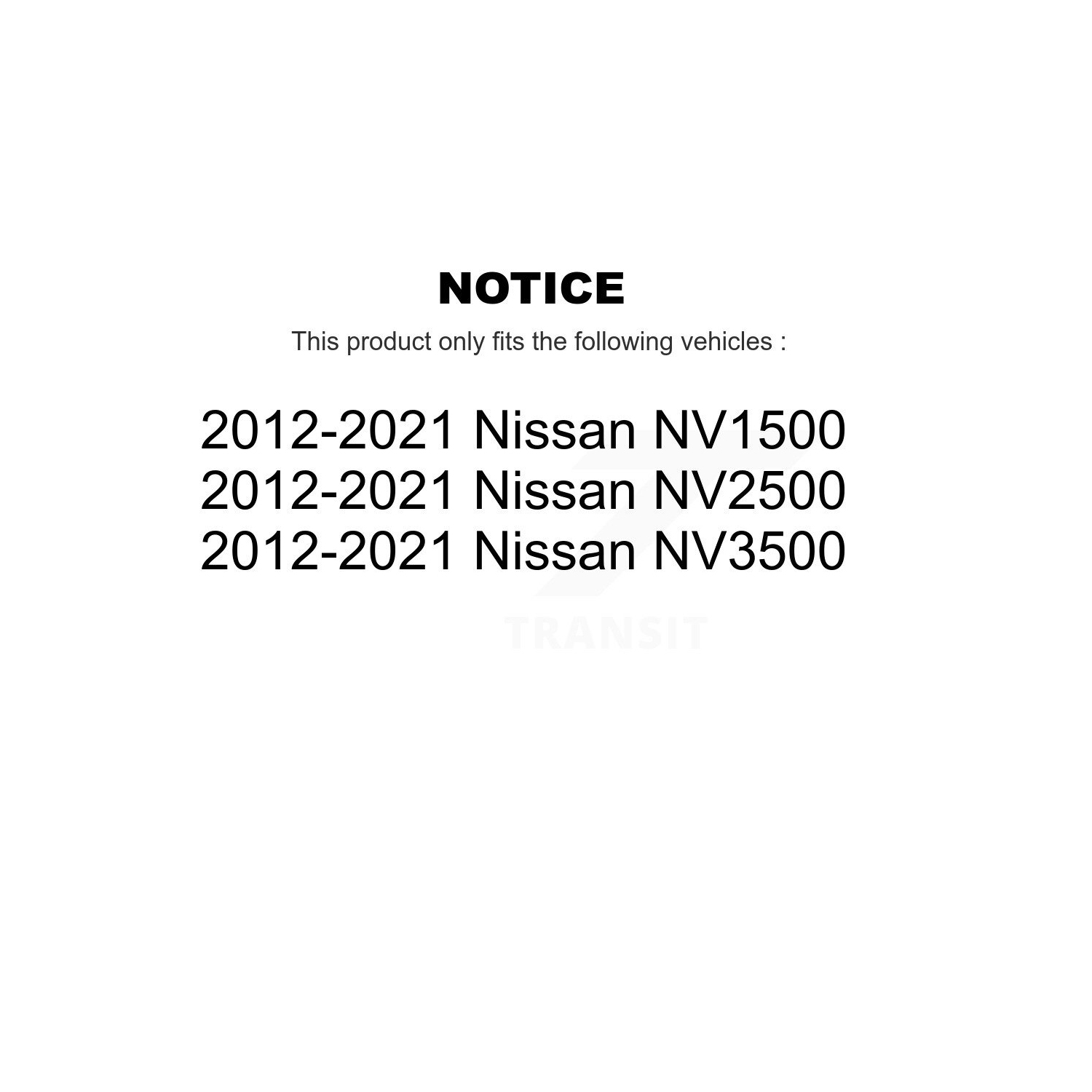 Front Disc Brake Rotors And Ceramic Pads Kit For 2012-2021 Nissan NV2500 NV3500 NV1500 K8A-104546