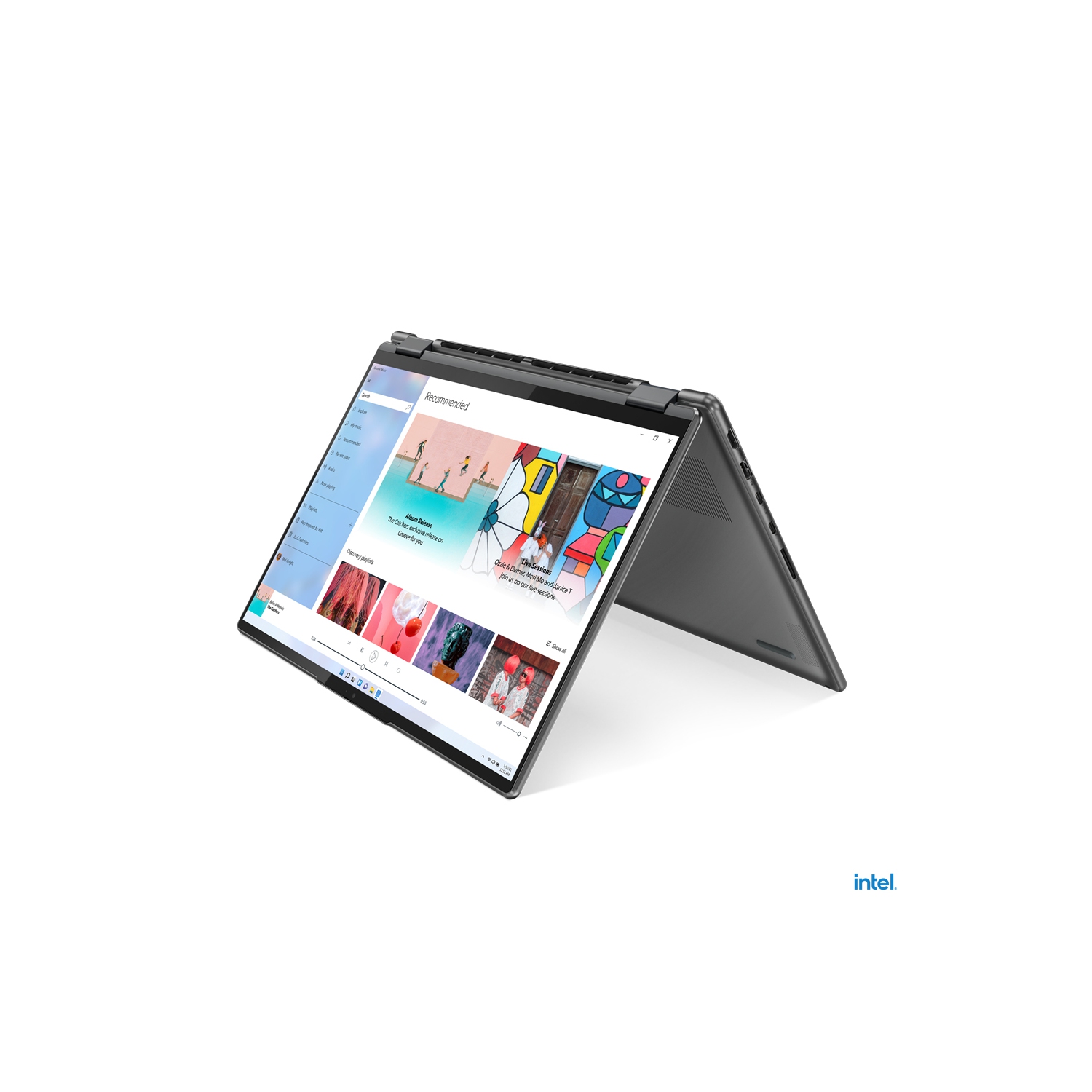 Refurbished (Good) Lenovo Yoga 7 Laptop, 16.0 IPS Touch 60Hz, i7-1260P,  Iris Xe Graphics eligible, 16GB, 1TB, Win 11 Home