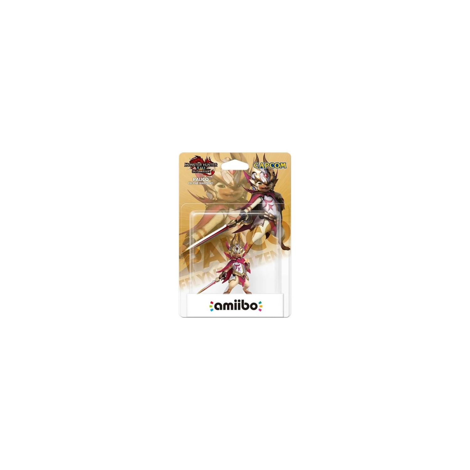 Felyne Malzeno Palico Monster Hunter Rise Sunbreak Amiibo Accessory (JP Import)