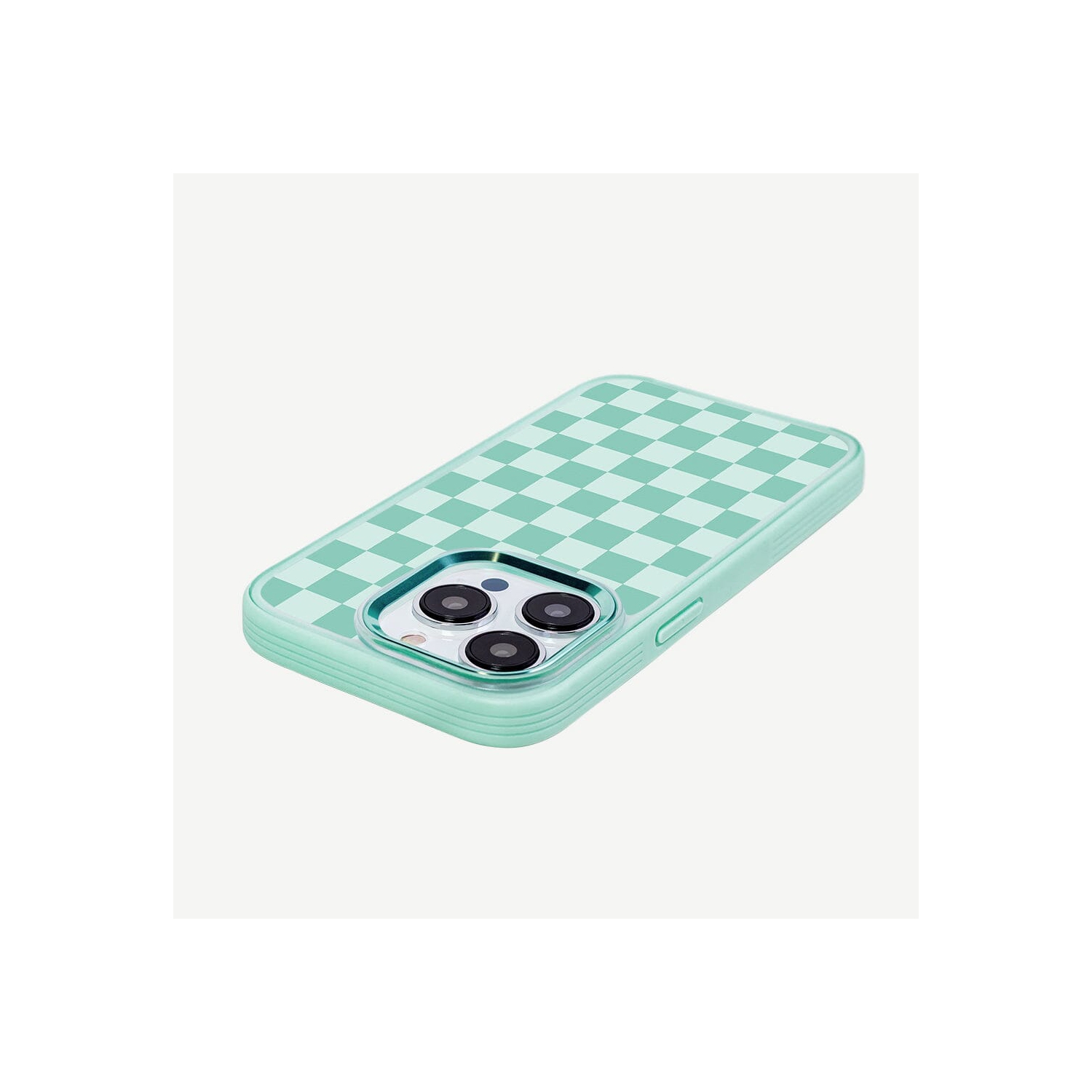 iPhone 15 Pro Max Case With MagSafe - Green Checkerboard