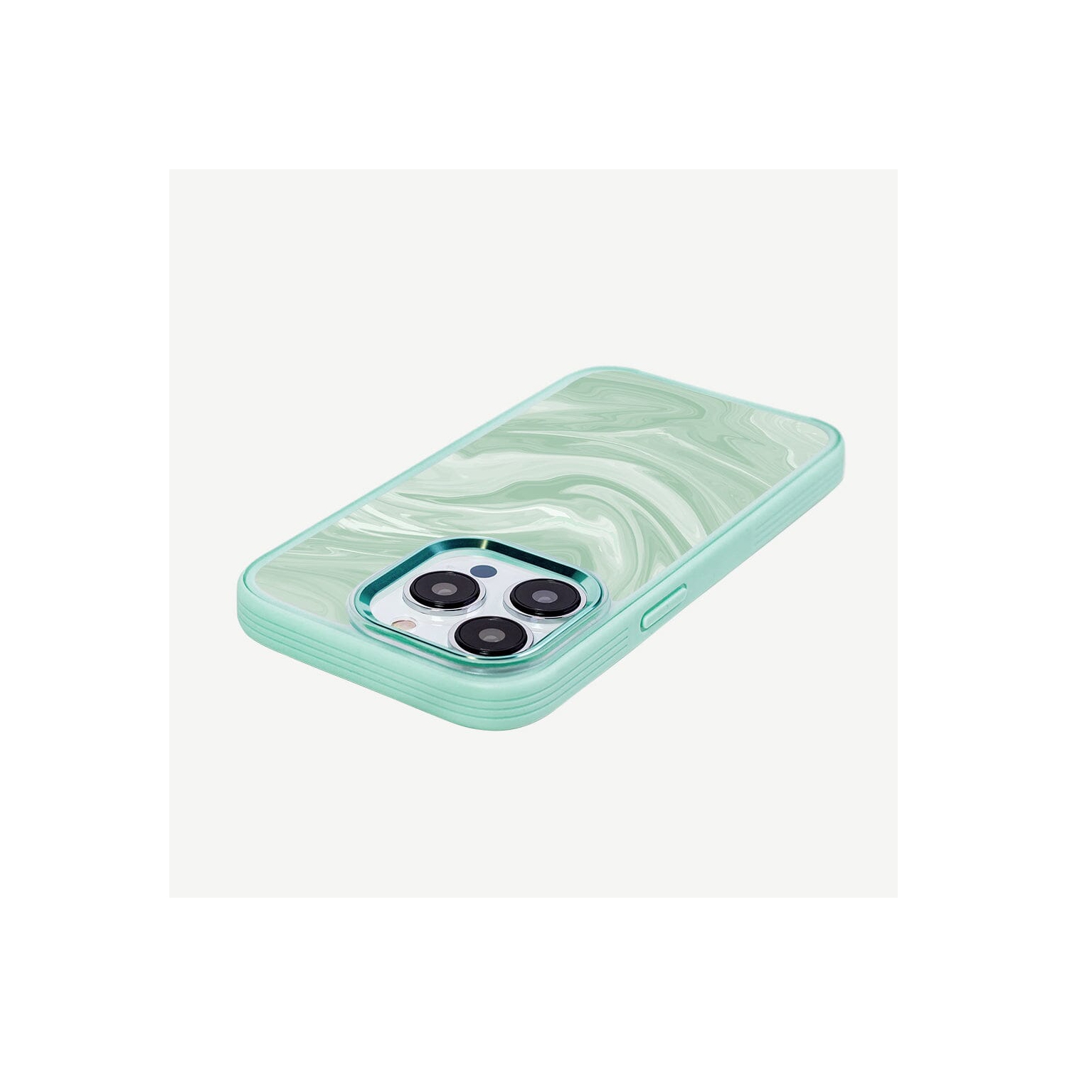iPhone 15 Pro Max Case With MagSafe - Green Swirl