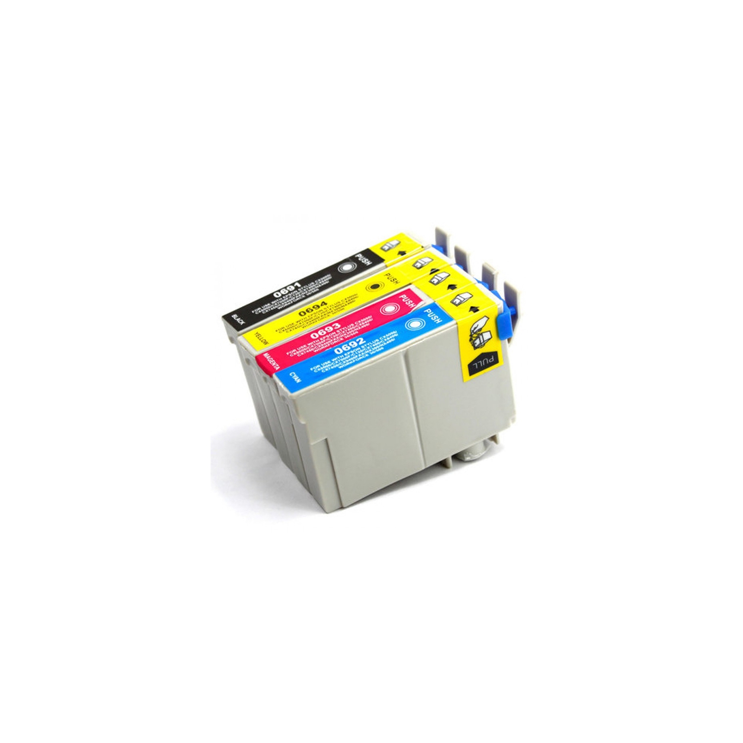 Bestink Compatible for Epson T069 Inkjet Cartridge Combo for use in Stylus C120, NX510, WorkForce 40, WorkForce 1100