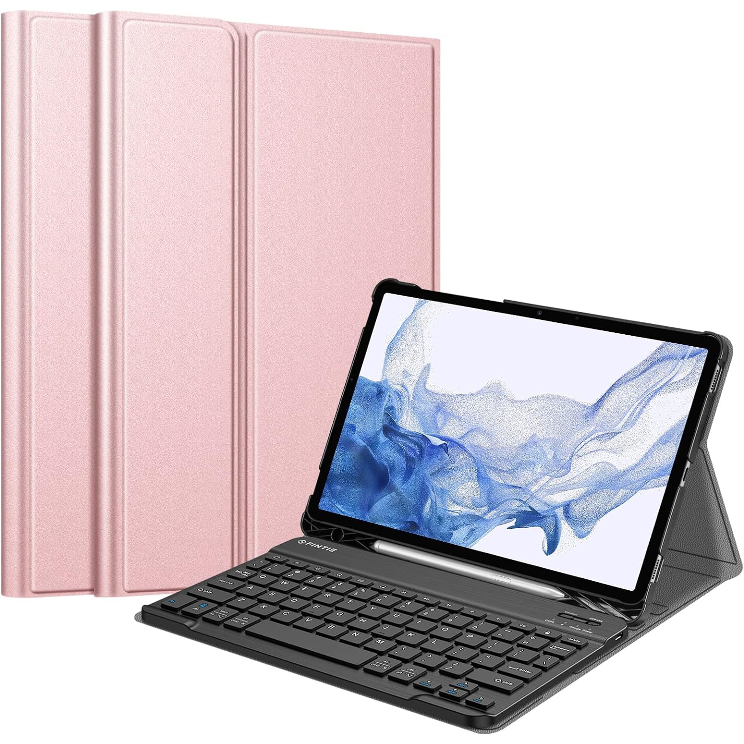 Keyboard Case for Samsung Galaxy Tab S8 / Tab S7 11 inch (Model SM-X700/X706/T870/T875/T876) with S Pen Holder,