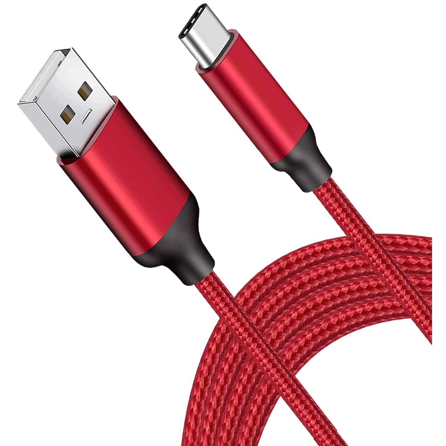 10FT USB Type C Cable,Fast Charging,Long Charger Cord for Samsung Galaxy Note 10,S10 Plus,A01 A20 A50 A71 A51,LG Stylo