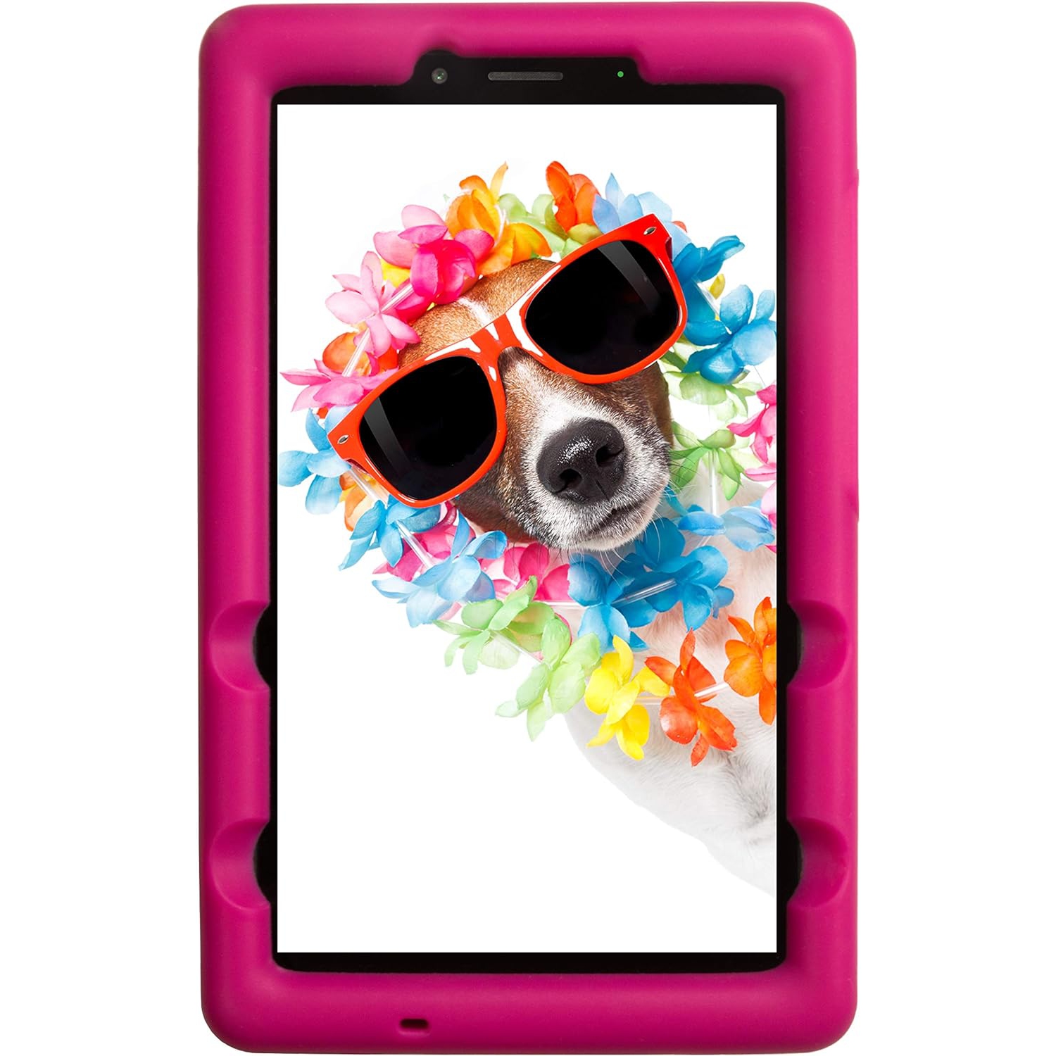 Bobj Rugged Tablet Case for Lenovo Tab M7 (TB-7305F) Kid Friendly (Rockin' Raspberry)