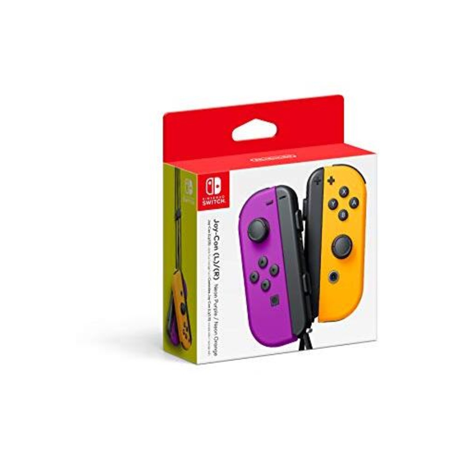 Nintendo Joy-Con (L)/(R) -Neon Purple/Neon Orange for Nintendo Switch [GAMES ACCESSORIES] Controller