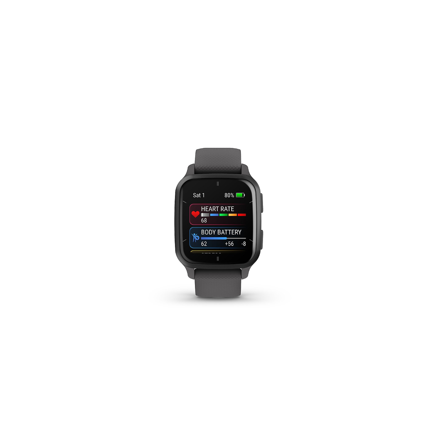 Open Box - Garmin Venu Sq 2 GPS Smartwatch 40mm Fiber-reinforced polymer - Slate