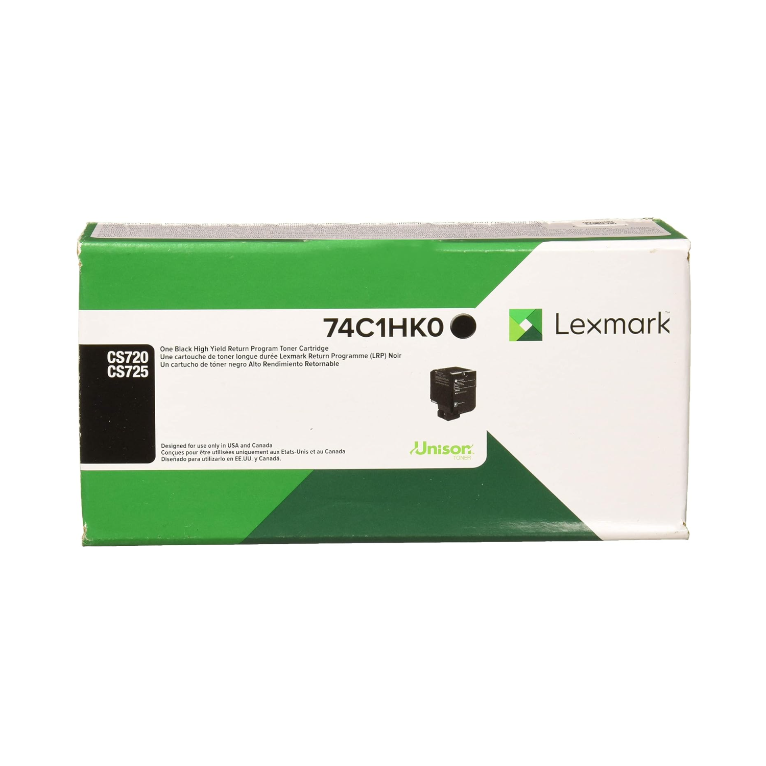 ** GARANTIE DE 365 JOURS ** Lexmark 74C1HK0, Noir haut rendement, toner original (74C1HK0. Pour : CS720, CS725 . Par AZURIX-OFFRES CANADA **économies