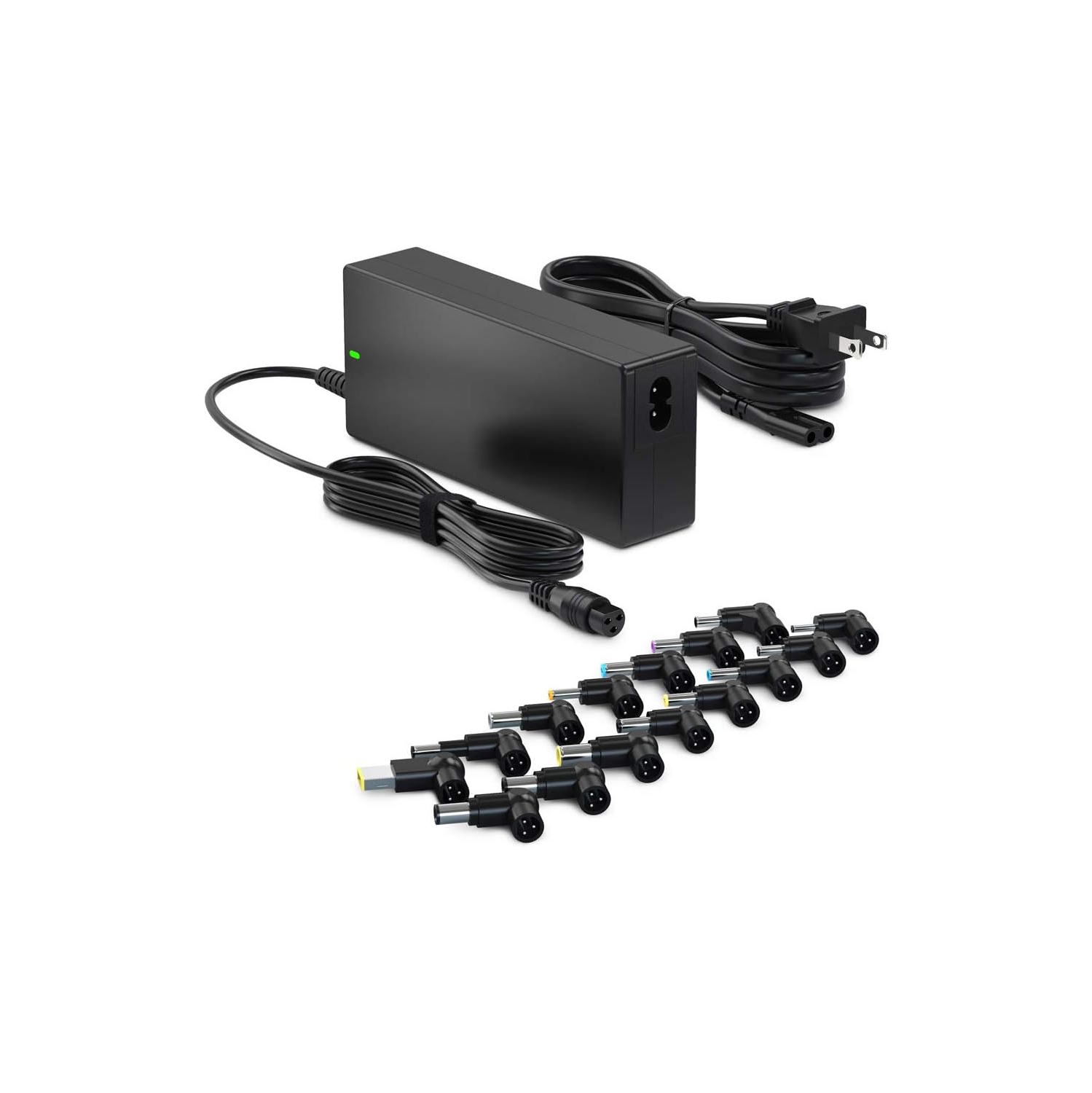 Chargeur universel pour portable 90W Adaptateur d'alimentation c.a. Cordon d'alimentation pour Dell Asus HP Compaq Acer Toshiba IBM