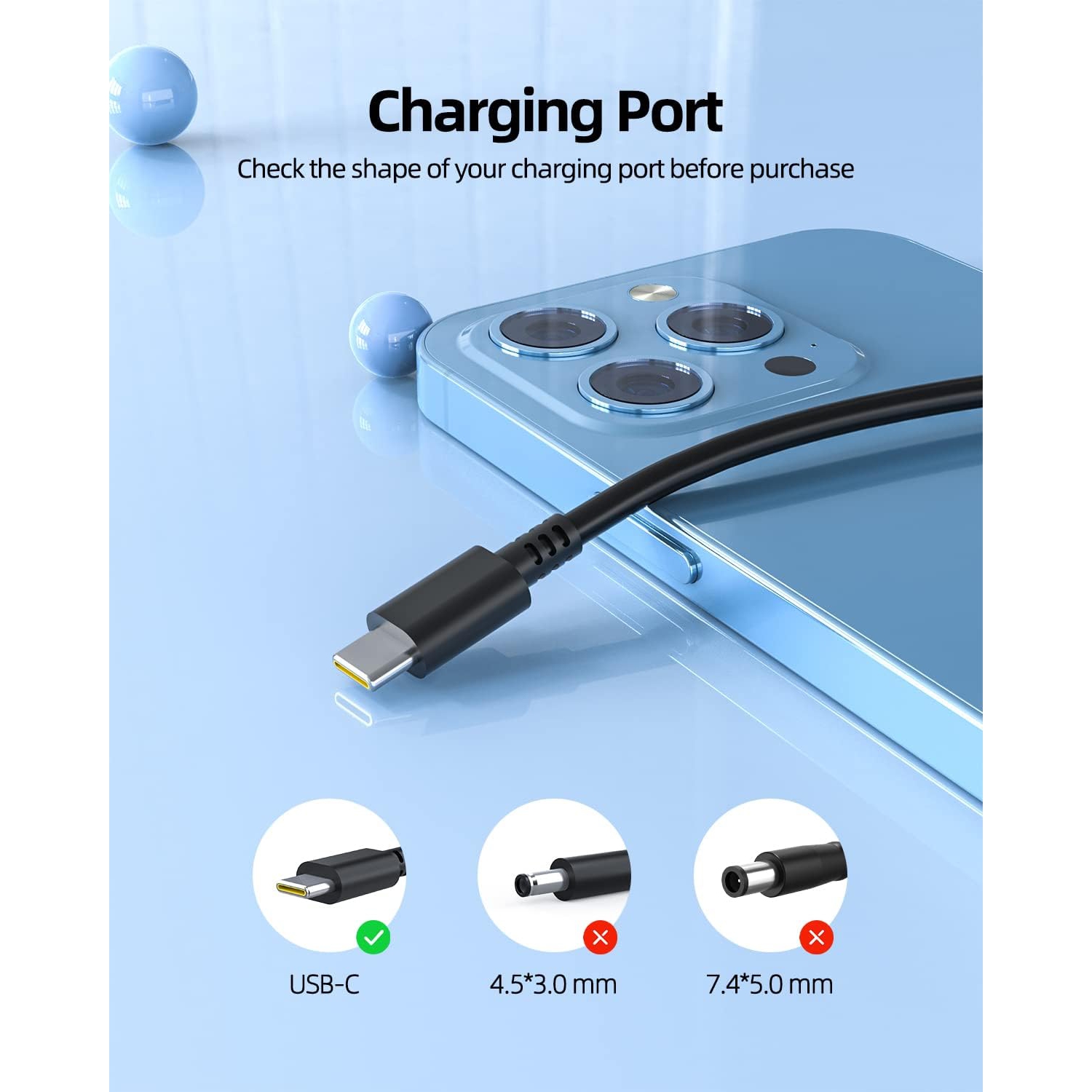 Charger for HP Laptop Charger - 45W