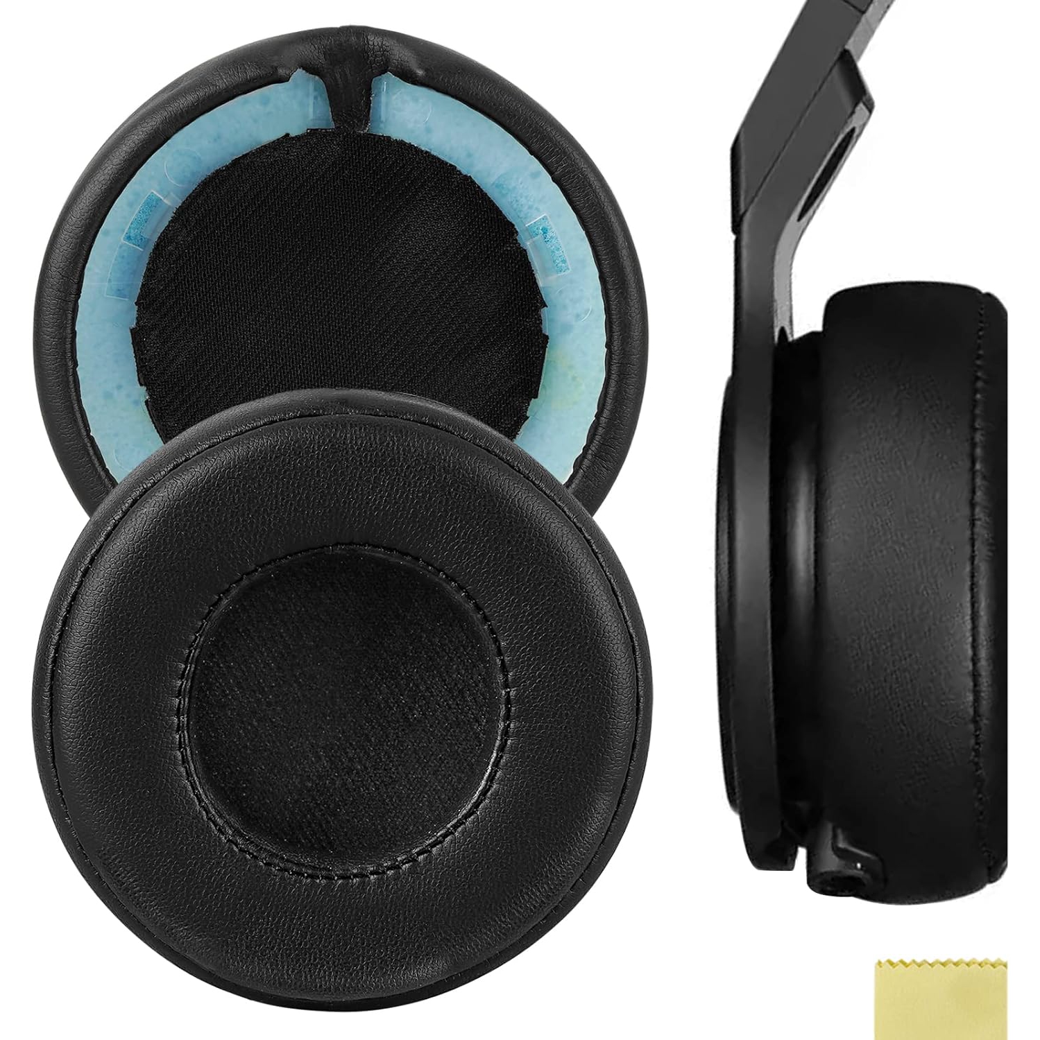 QuickFit Replacement Ear Pads for Monster Beats Pro Detox Headphones Ear Cushions, Headset Earpads, Ear Cups