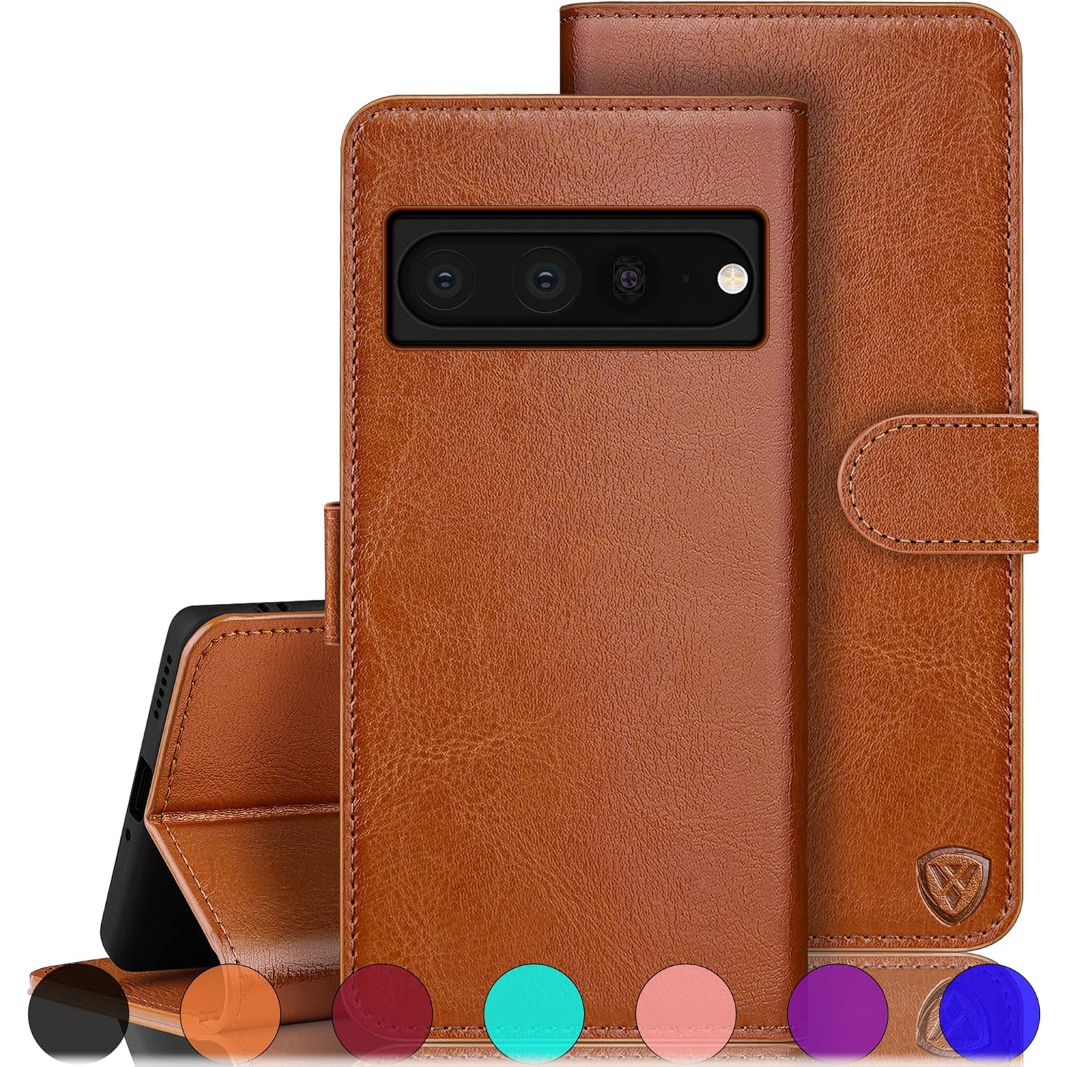 for Google Pixel 7 Pro Wallet case with 【RFID Blocking】 Credit Card Holder,Flip Folio Book PU Leather Phone
