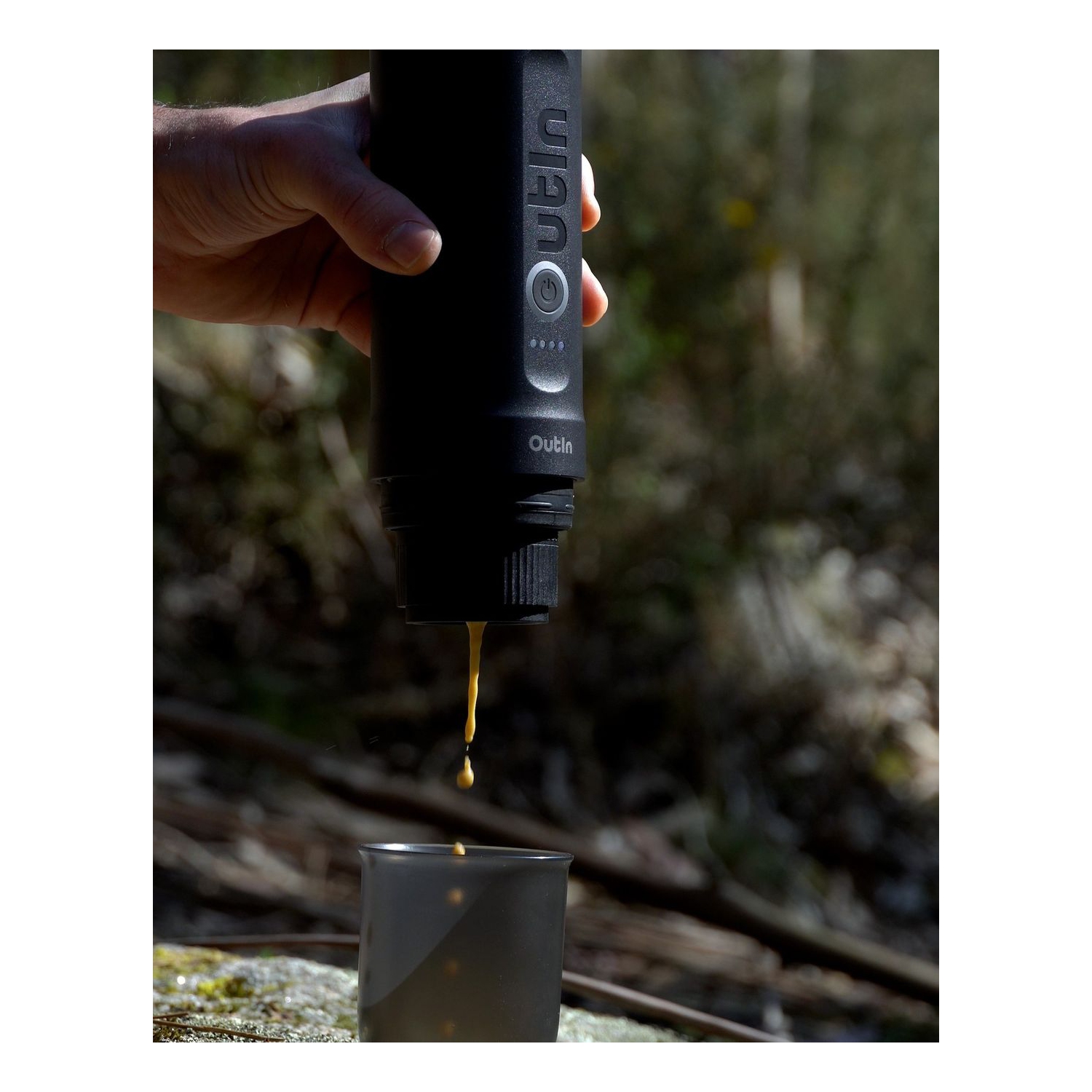 Outin Nano Portable Electric Espresso Machine, 3 Mins Fast Self-Heating, Mini Small, Christmas Gift, Coffee Maker, NS Capsule & Ground Coffee for