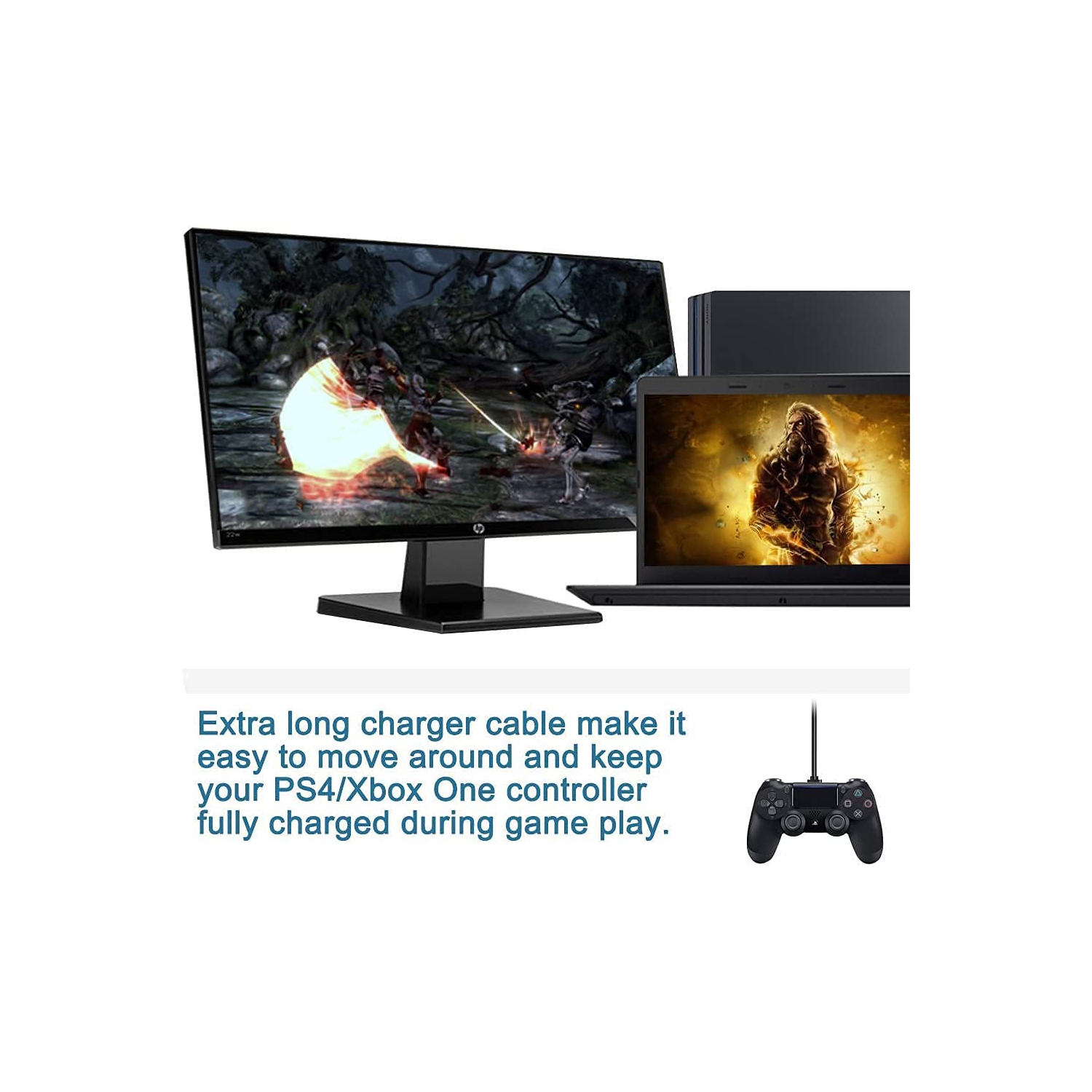 Micro USB Cable, Android Charging Cable 6FT Long Fast Charging Speed Micro USB Charger Cable, Compatible