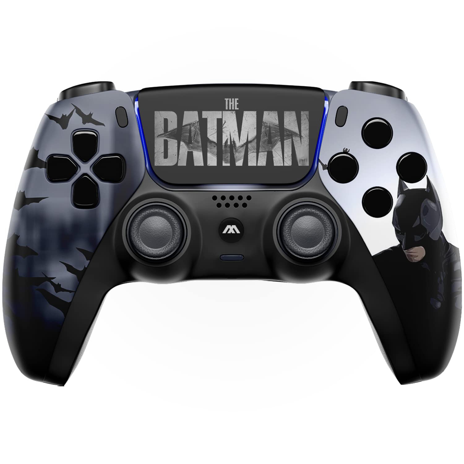 Dark Knight Custom Pro Wireless UN-MODDED Controller compatible with PS5 Exclusive Unique Design