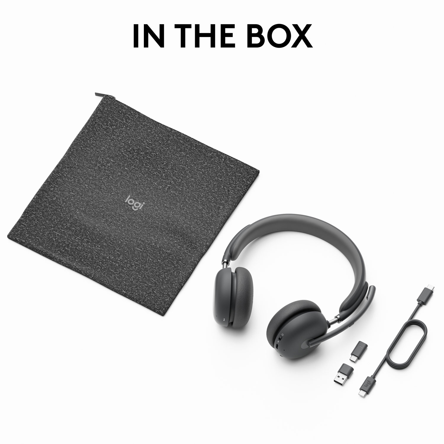 Logitech Zone 950 Wireless Headset with Microphone - Graphite