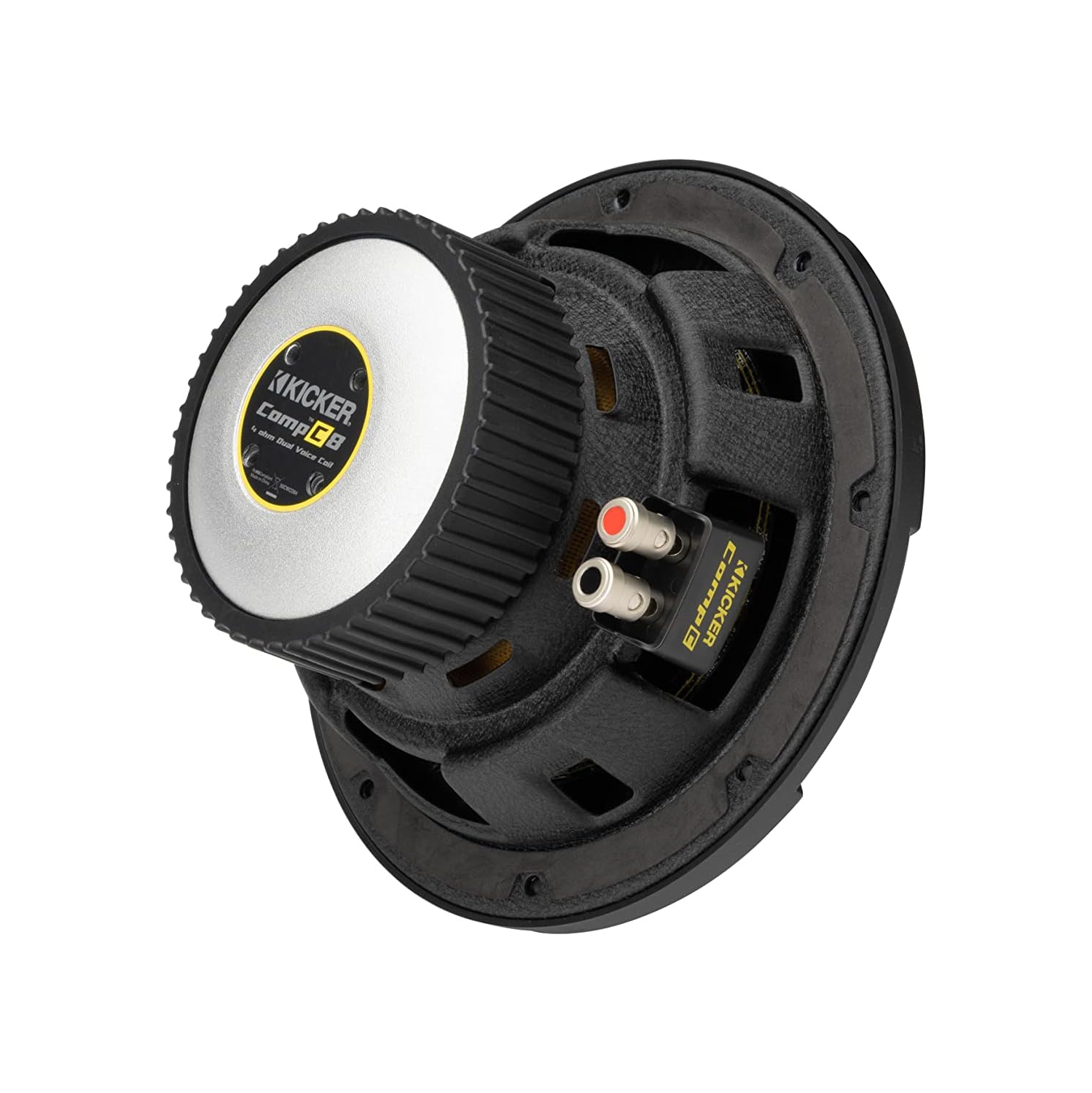 Kicker 50CWCD84 CompC 8" subwoofer, DVC, 4ohm, RoHS Compliant