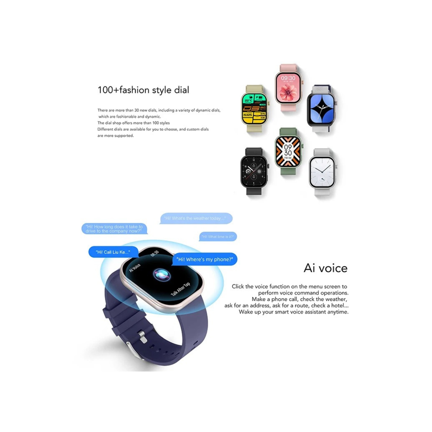 TUTT ZL8 Women Men 1.83" Fashion Smartwatch BT Calling Pedometer IP67 Waterproof Heart Rate and Sleep Monitoring Multi Sport Activity Tracking