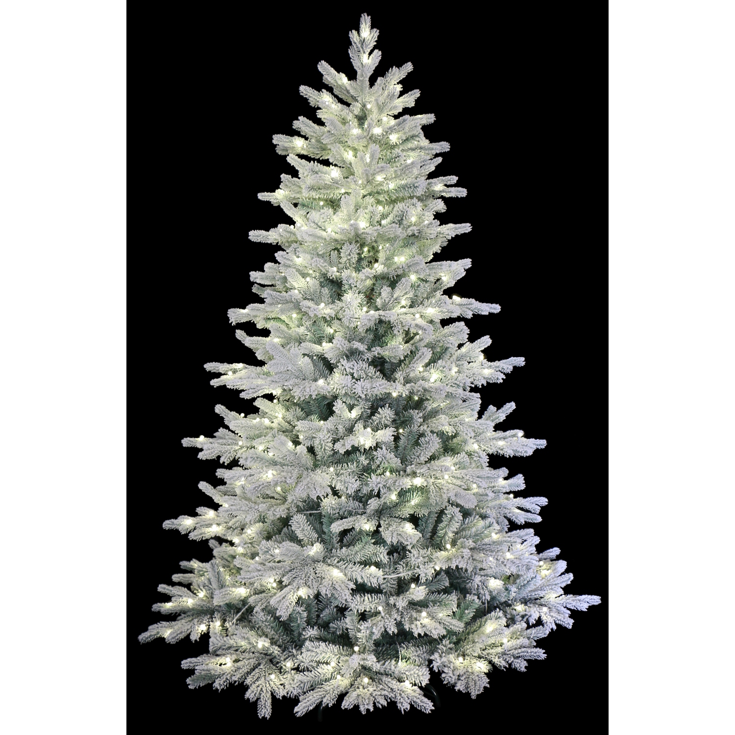 Holiday Stuff 5' Snow Angel Blue Spruce Flocked Artificial Christmas Tree Prelit