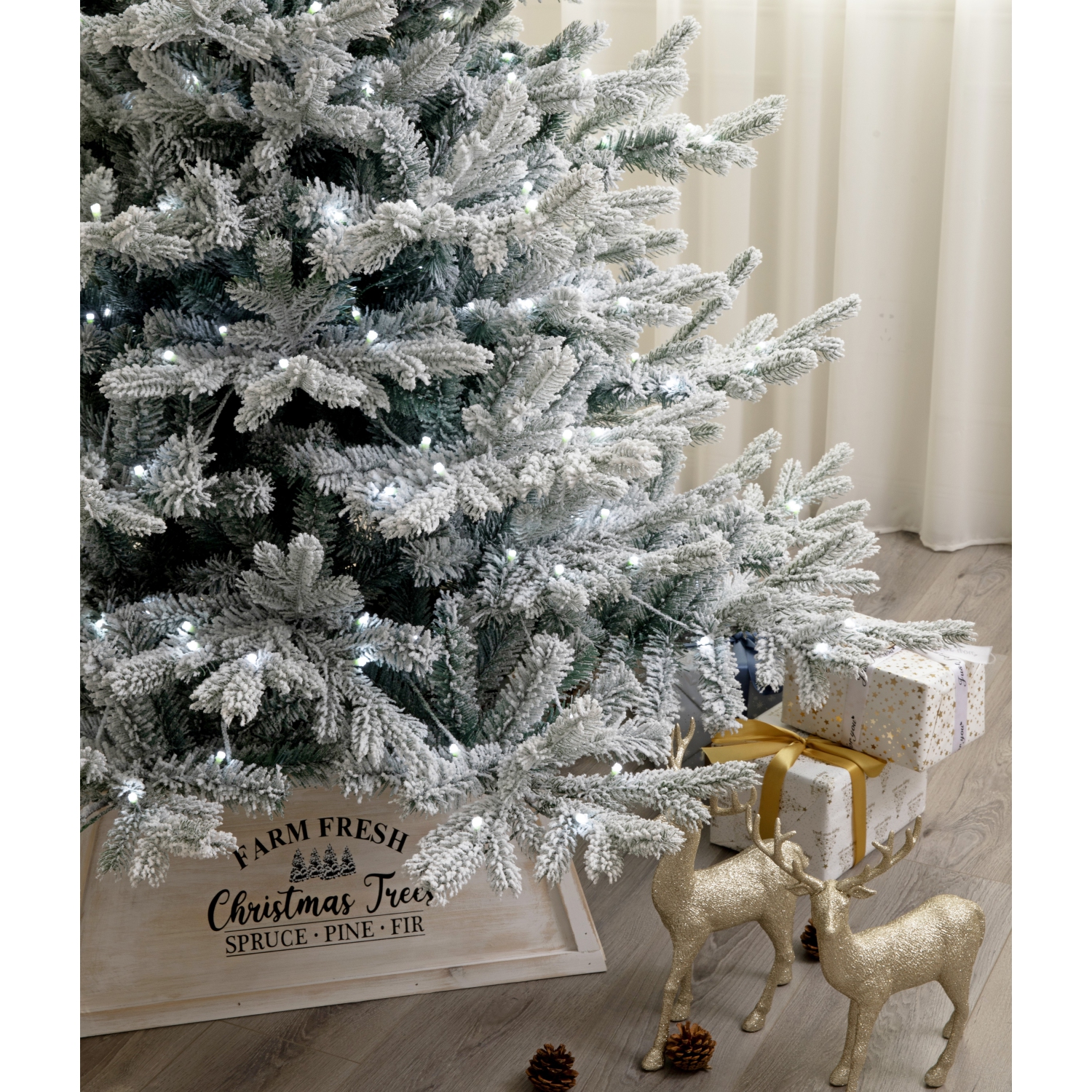 Arbre de Noël artificiel en épinette bleue Holiday Stuff, 5 pi, illuminé