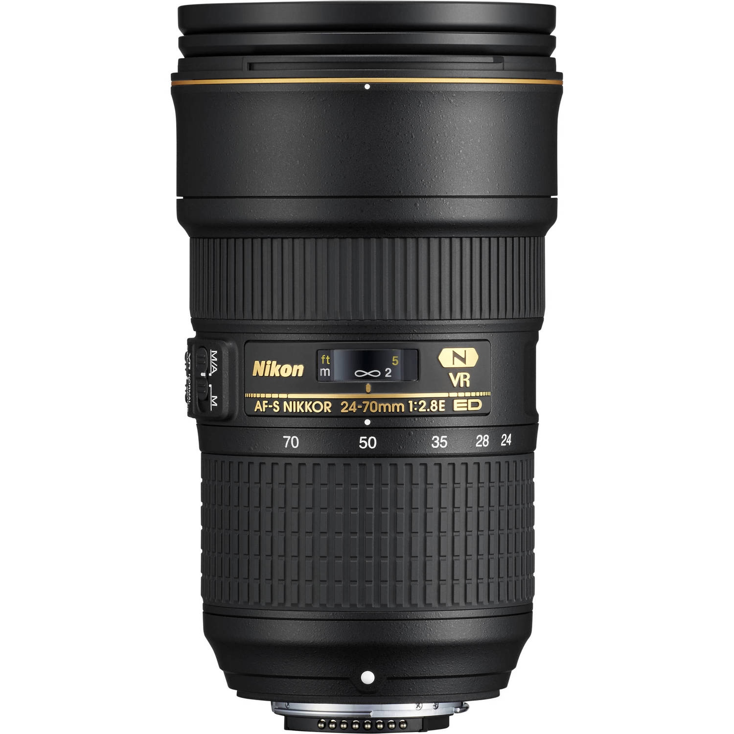 Nikon AF-S NIKKOR 24-70mm f/2.8E ED VR Lens 20052 + UV Ultraviolet