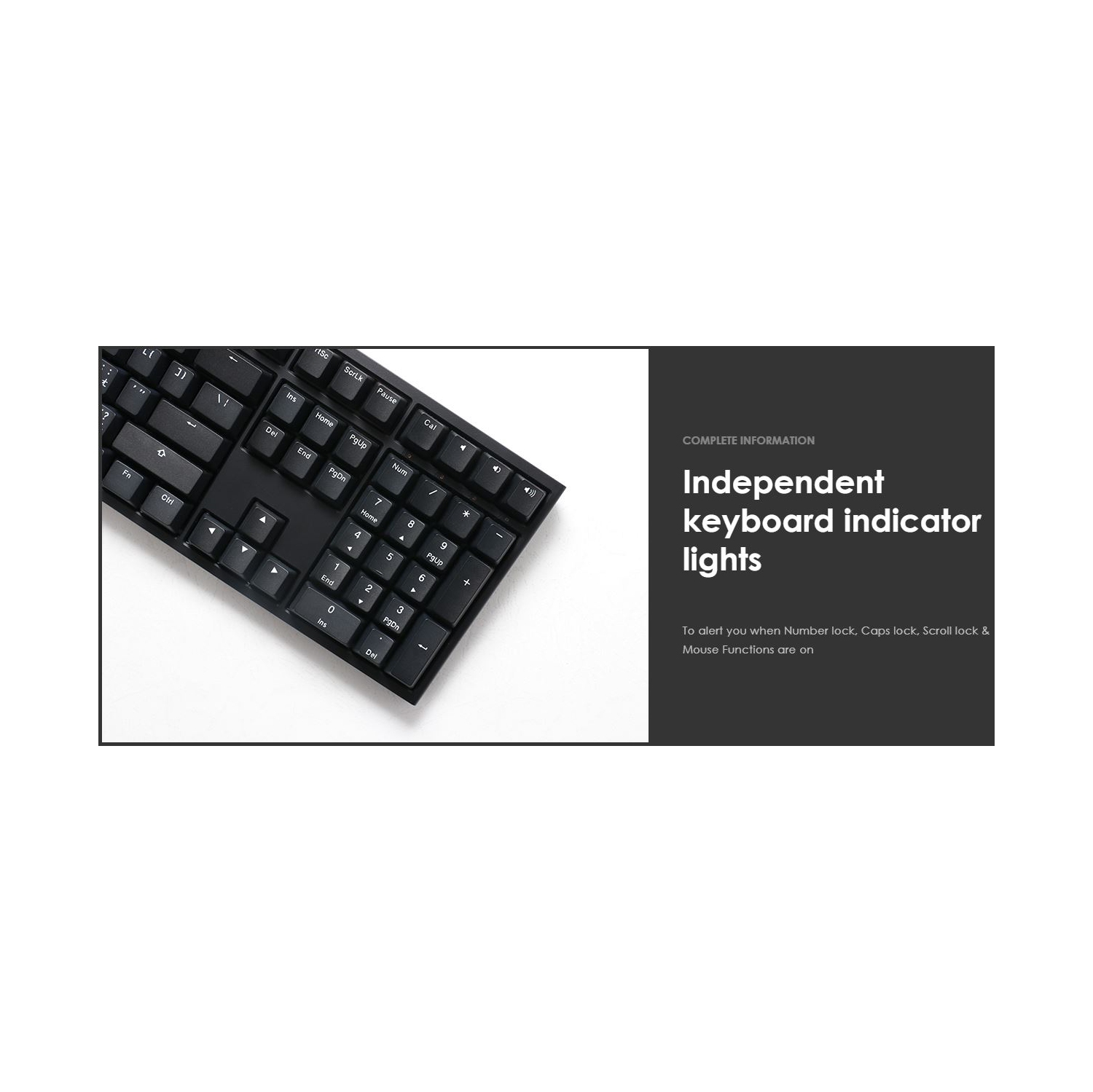 Ducky ONE 2 Phantom - RGB - Black - Cherry MX Red - Full Size