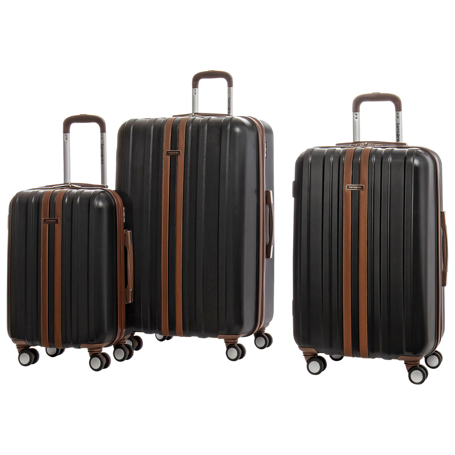 Samsonite Spectacular LTD 3-Piece Hard Side Expandable Luggage Set - Black/Brown