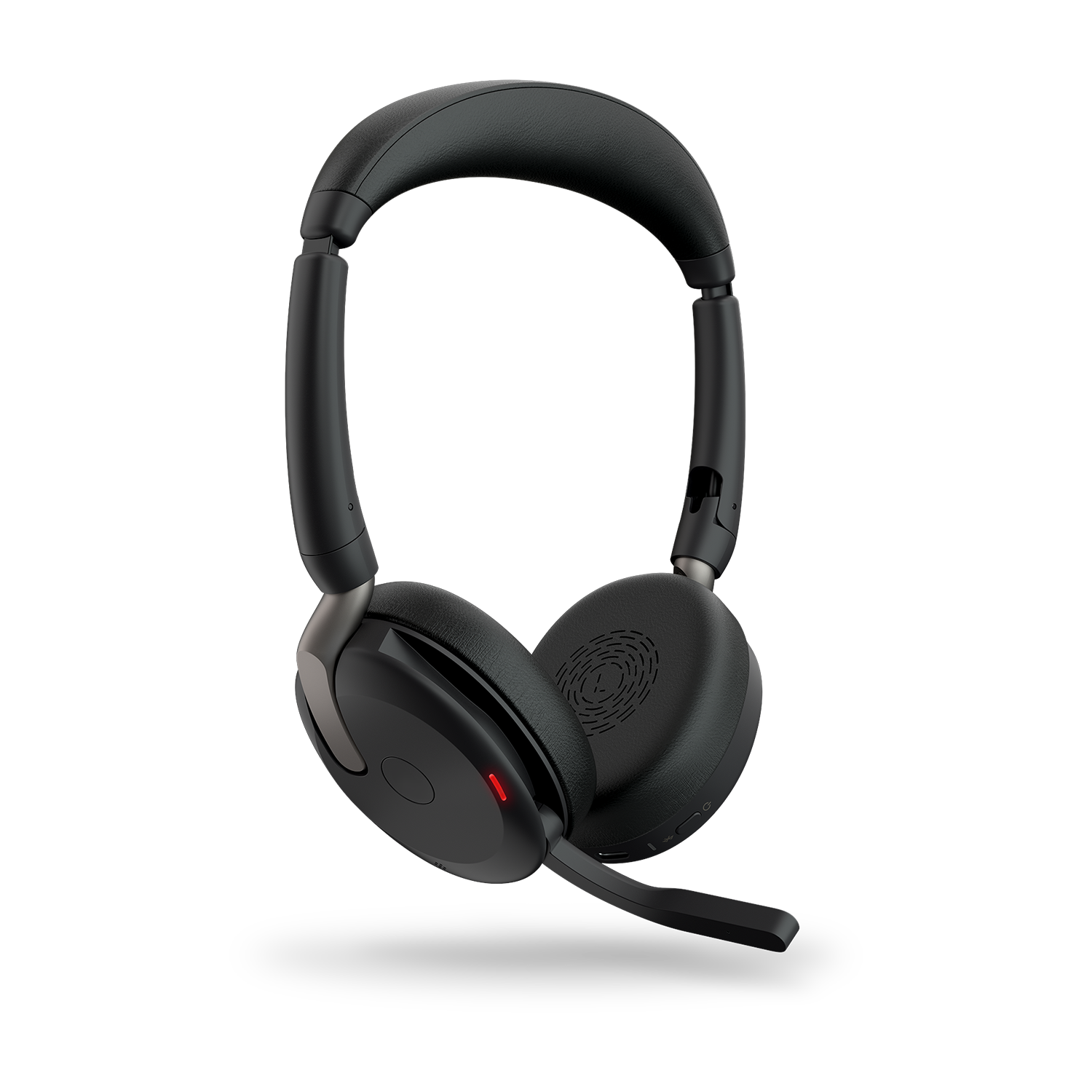 Casque d'écoute 100 % sans fil Bluetooth 5,2 à suppression active du bruit Evolve2 65 Flex de Jabra avec micro