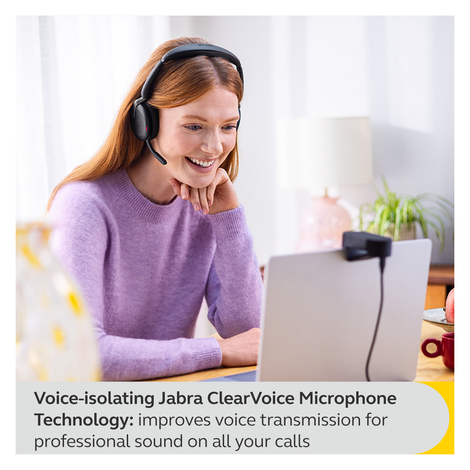 Casque d'écoute sans fil Bluetooth à suppression du bruit Evolve2 65 Flex de Jabra - Noir