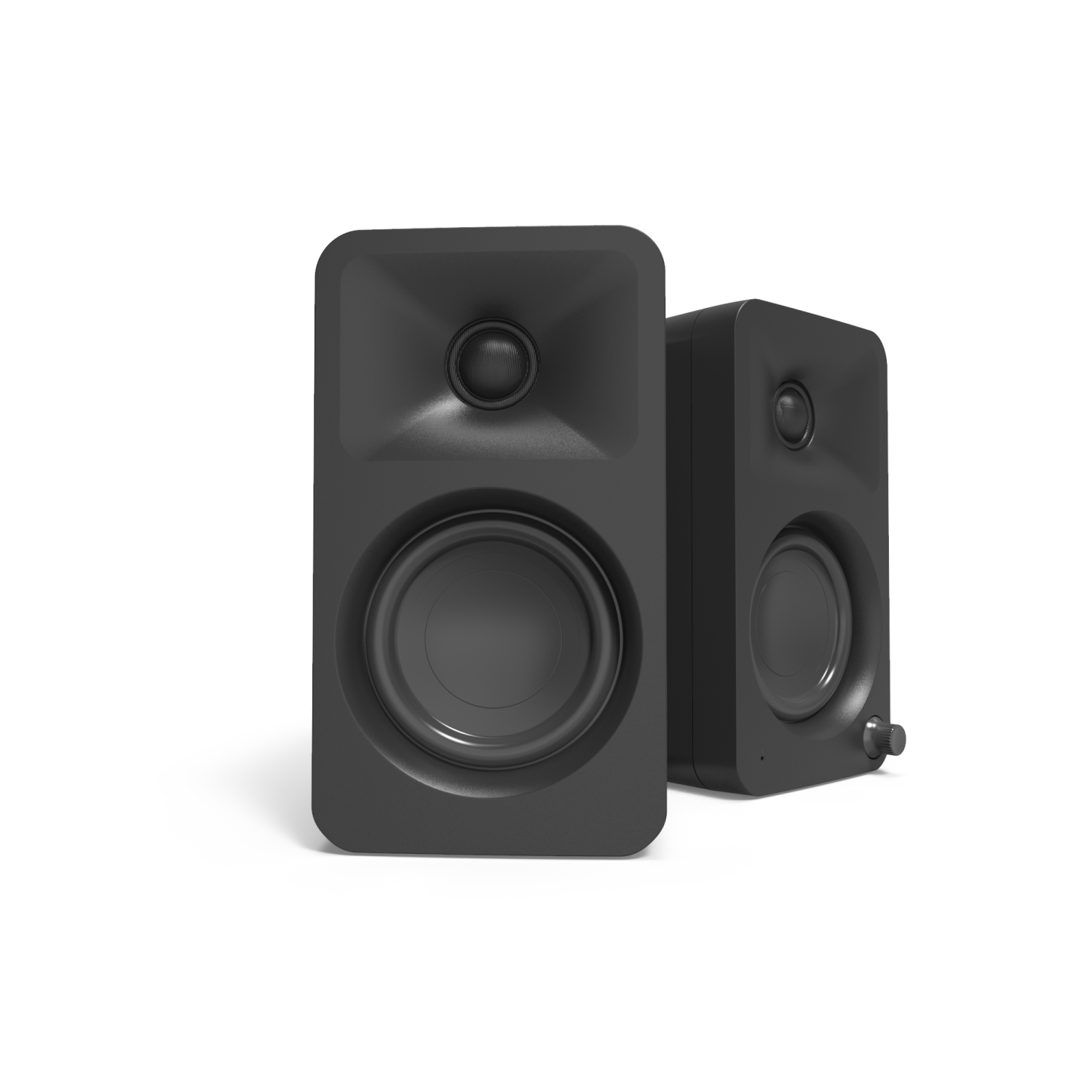 Kanto ORA 100W Powered Reference Desktop Speakers with Bluetooth - Black, Pair