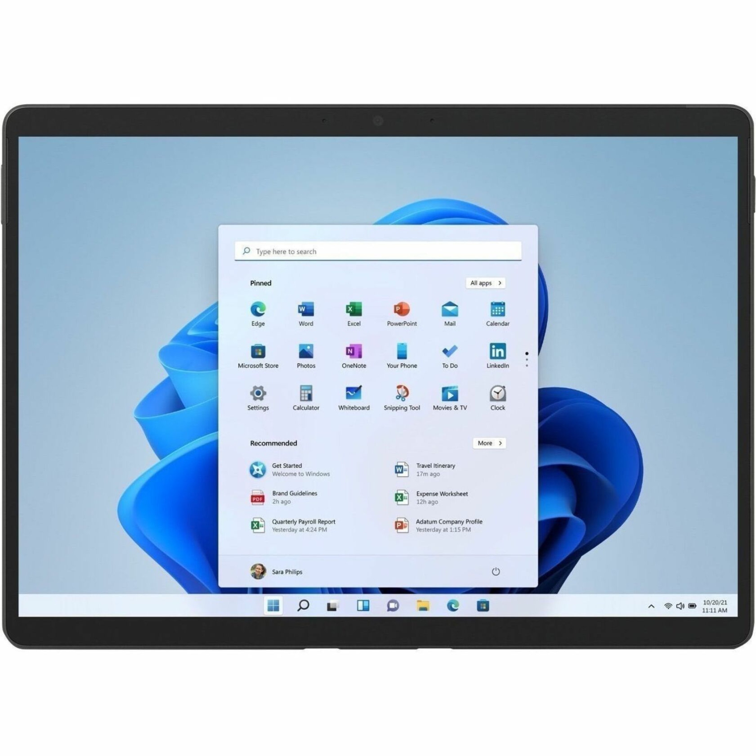 Refurbished (Excellent) - Microsoft Surface Pro 8 13" Tablet Intel i5-1135G7 8 GB LPDDR4X 256 GB NVMe Windows 11 Home